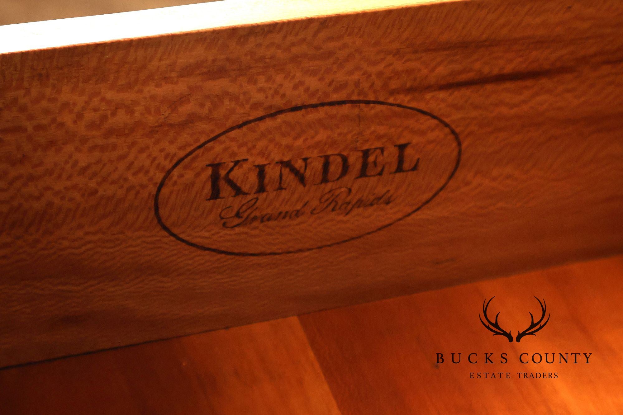 Kindel Directoire Style Vintage Fruitwood Buffet Sideboard