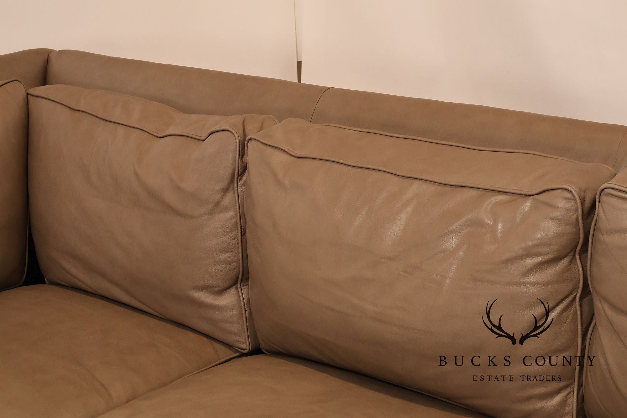 Century Furniture Leather Sectional Sofa