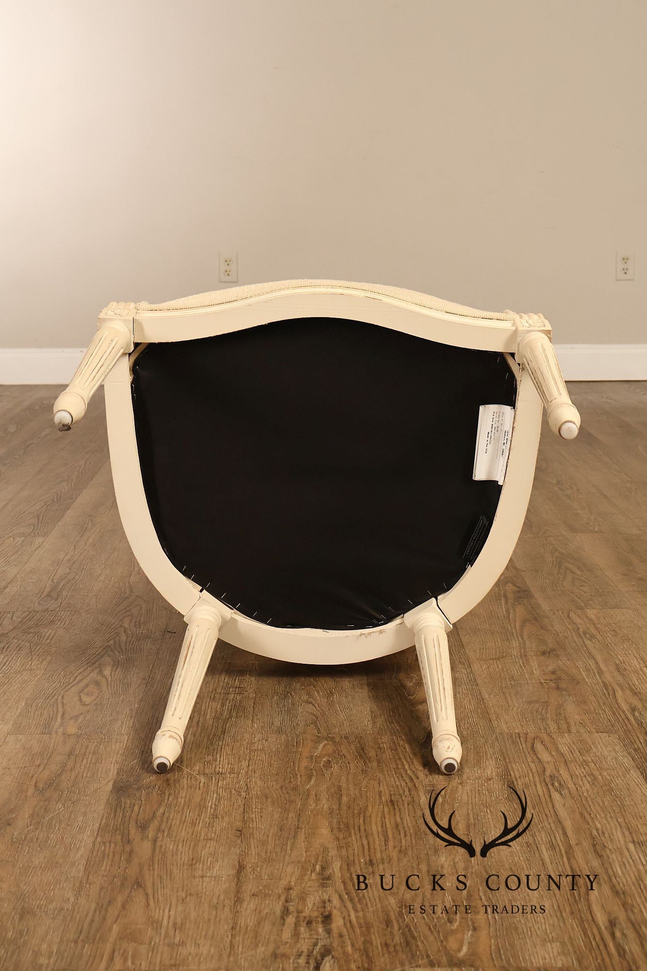 Century Furniture Set Of 8 Louis XVI Style Painted Dining Chairs