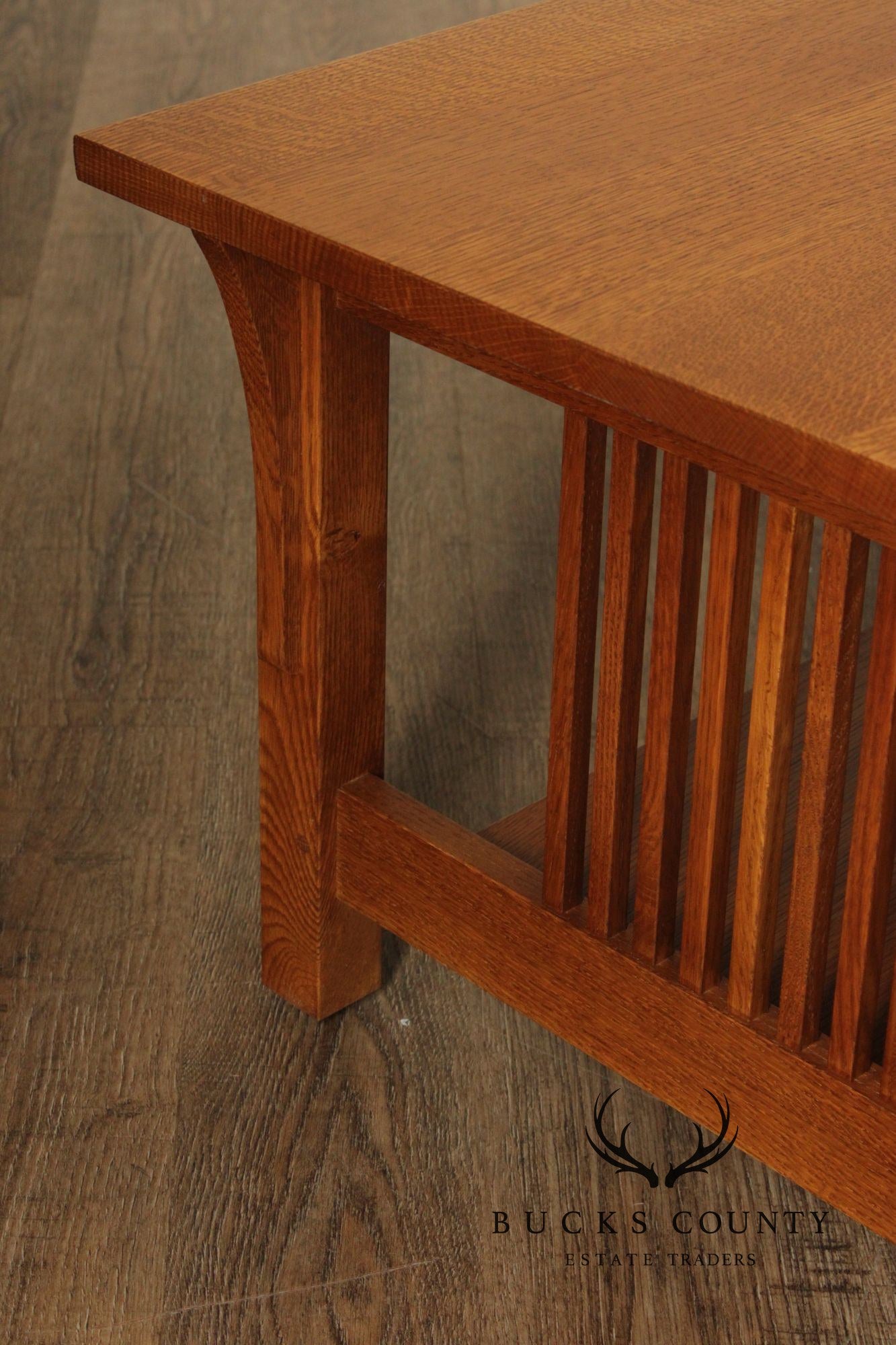 Stickley Mission Collection Oak Cocktail Table