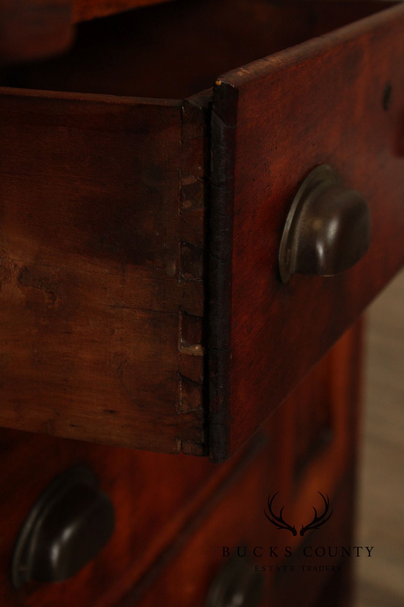 Antique C. Christensen Chicago Antique Industrial Carpenter’s Workbench