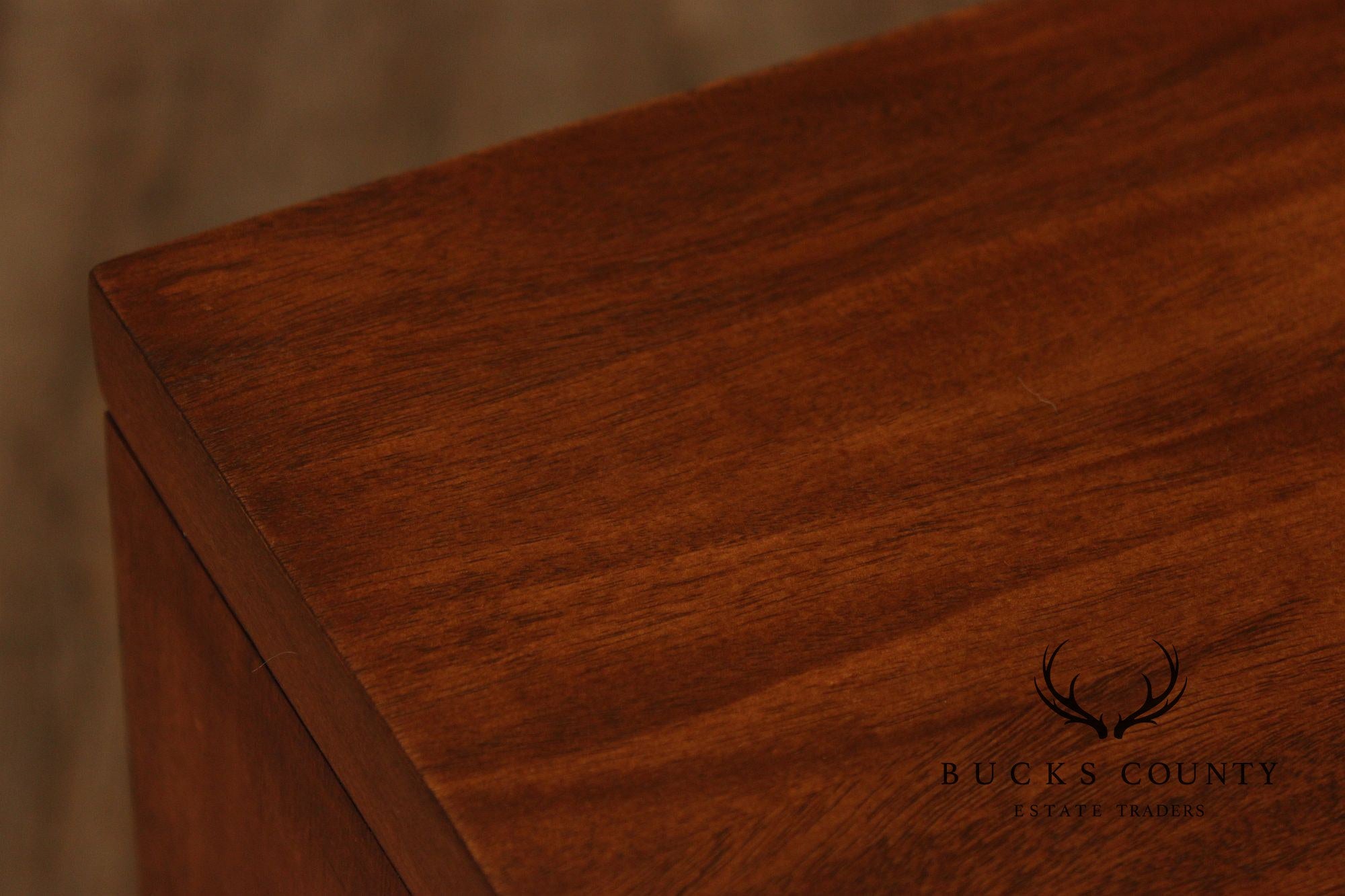 Ethan Allen Double Pedestal Writing Desk