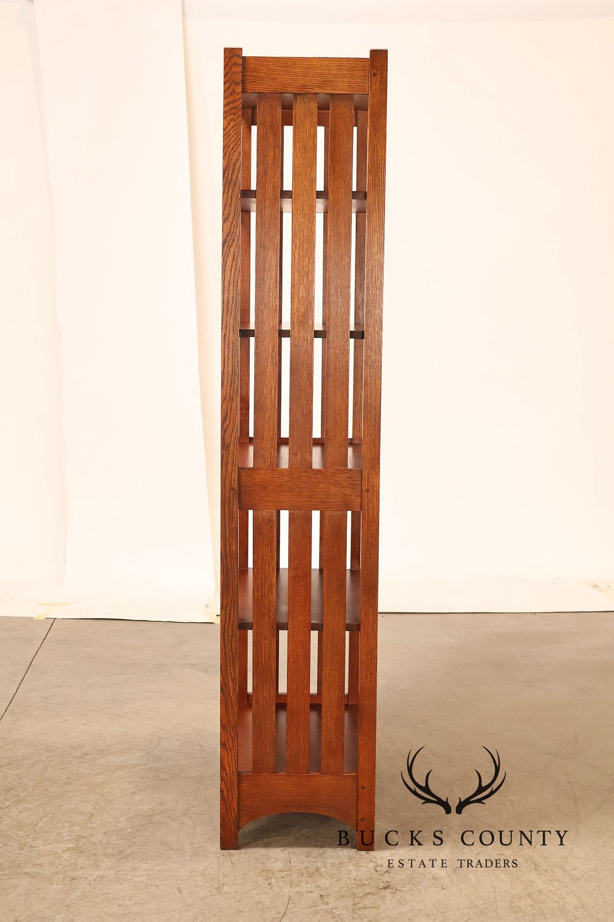 Stickley Mission Collection Oak Open Bookcase