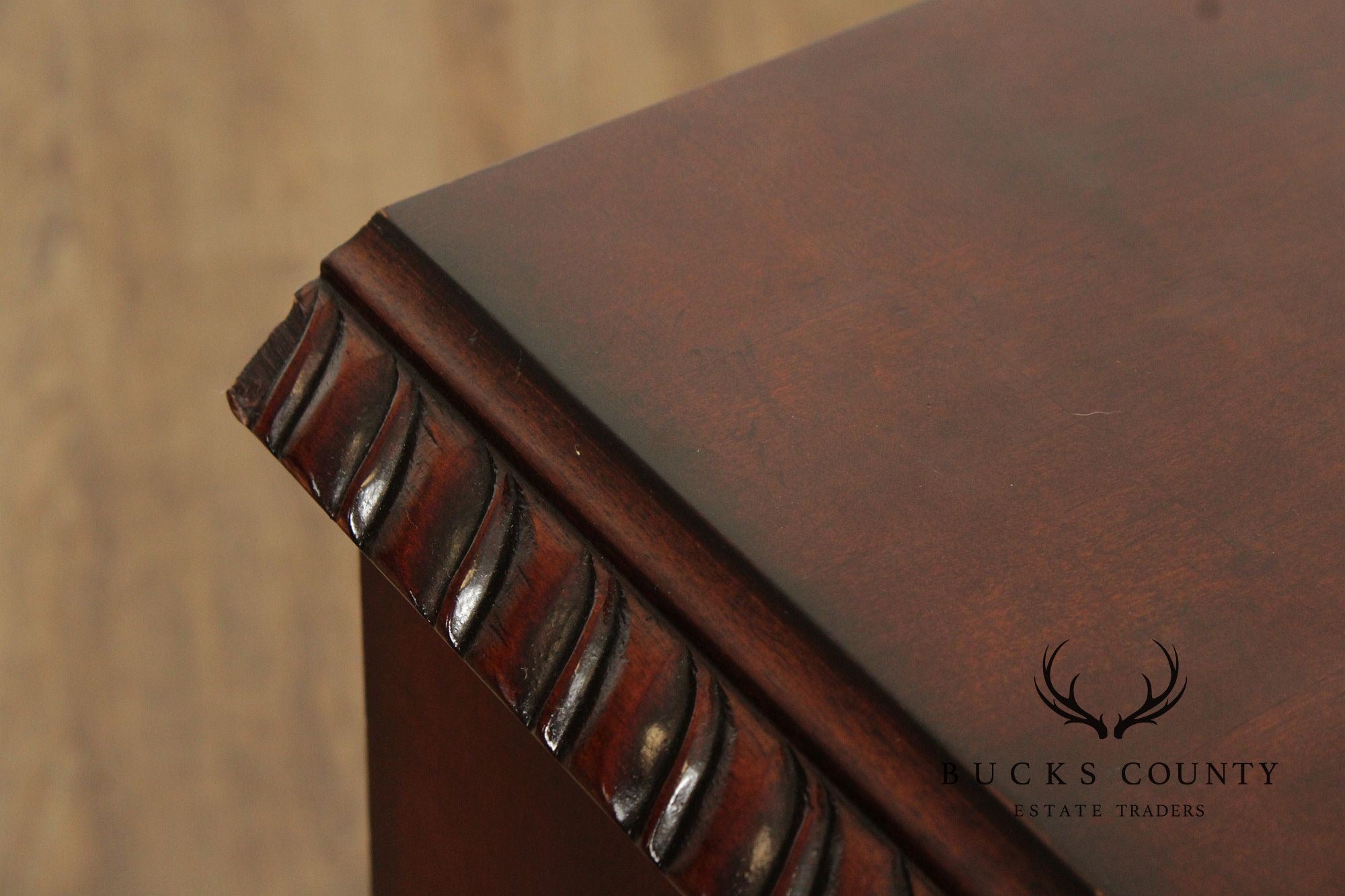 Hooker Furniture 'Seven Seas' Georgian Style Carved Mahogany File Cabinet