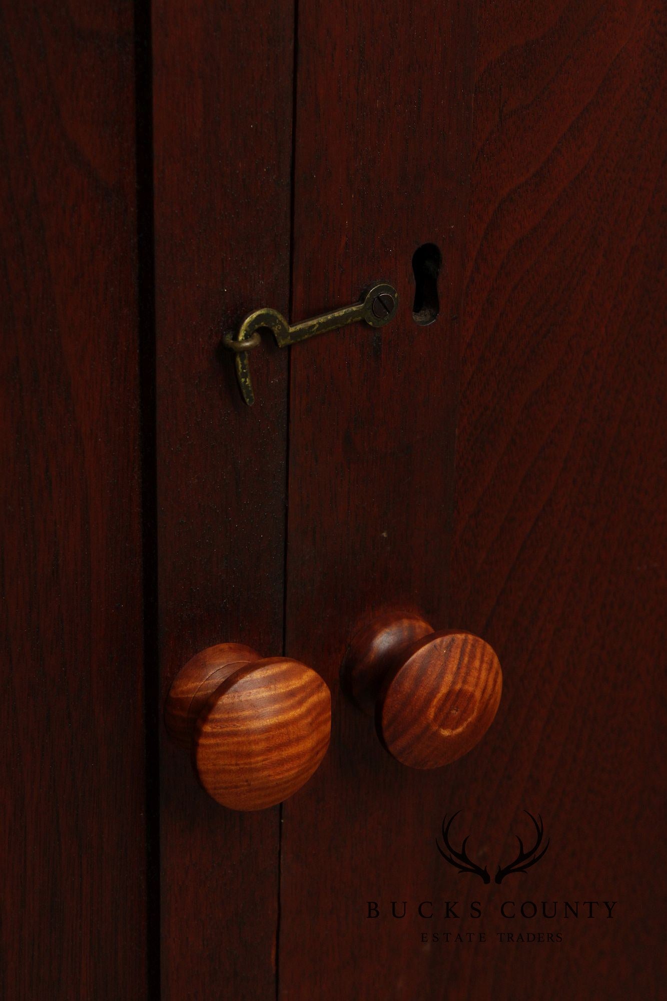 Antique American Empire Tiger Maple And Walnut Jelly Cupboard