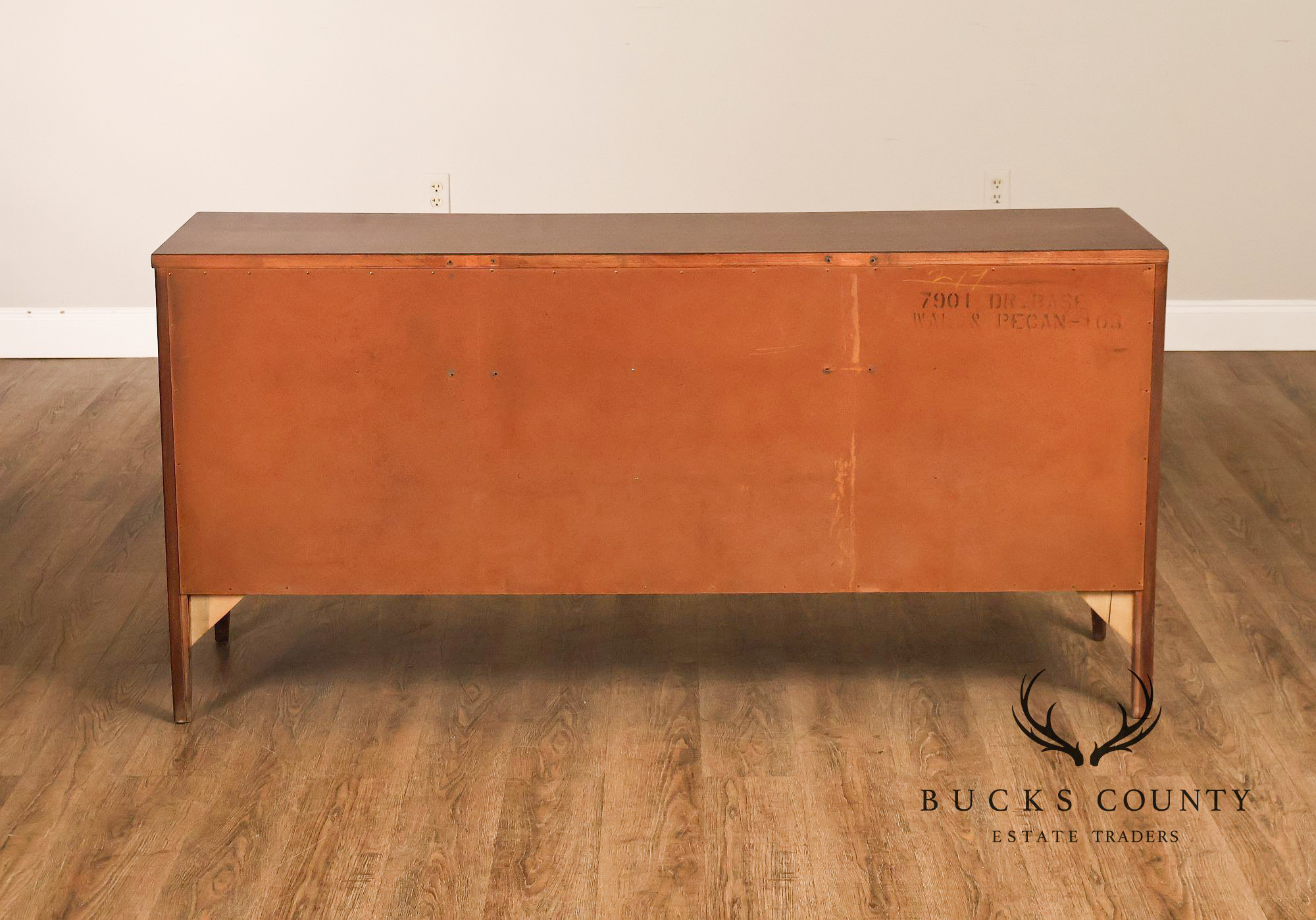 Kent Coffey Perspecta Mid Century Modern Walnut 9 Drawer Dresser