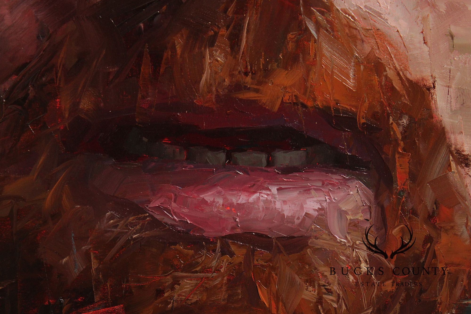 Aron Belka Oil on Canvas, 'Self Portrait'