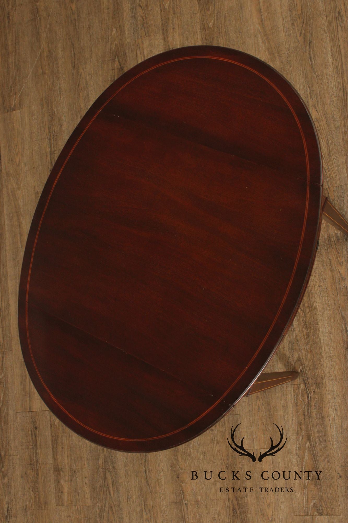 Brandt Federal Style Vintage Pair of Mahogany Pembroke Tables