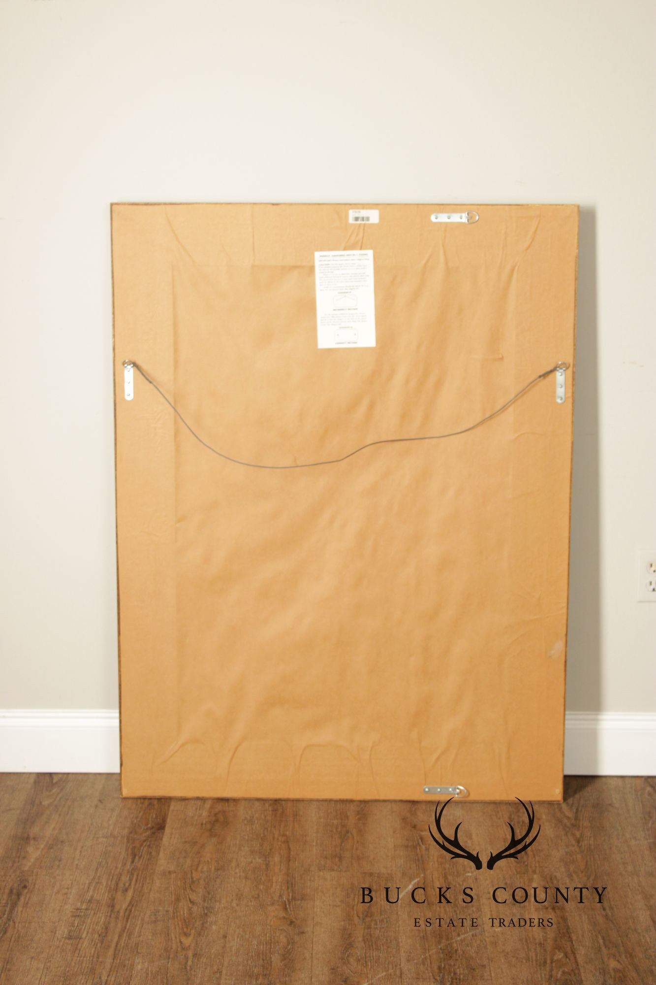 Traditional Distress Painted Wall Mirror