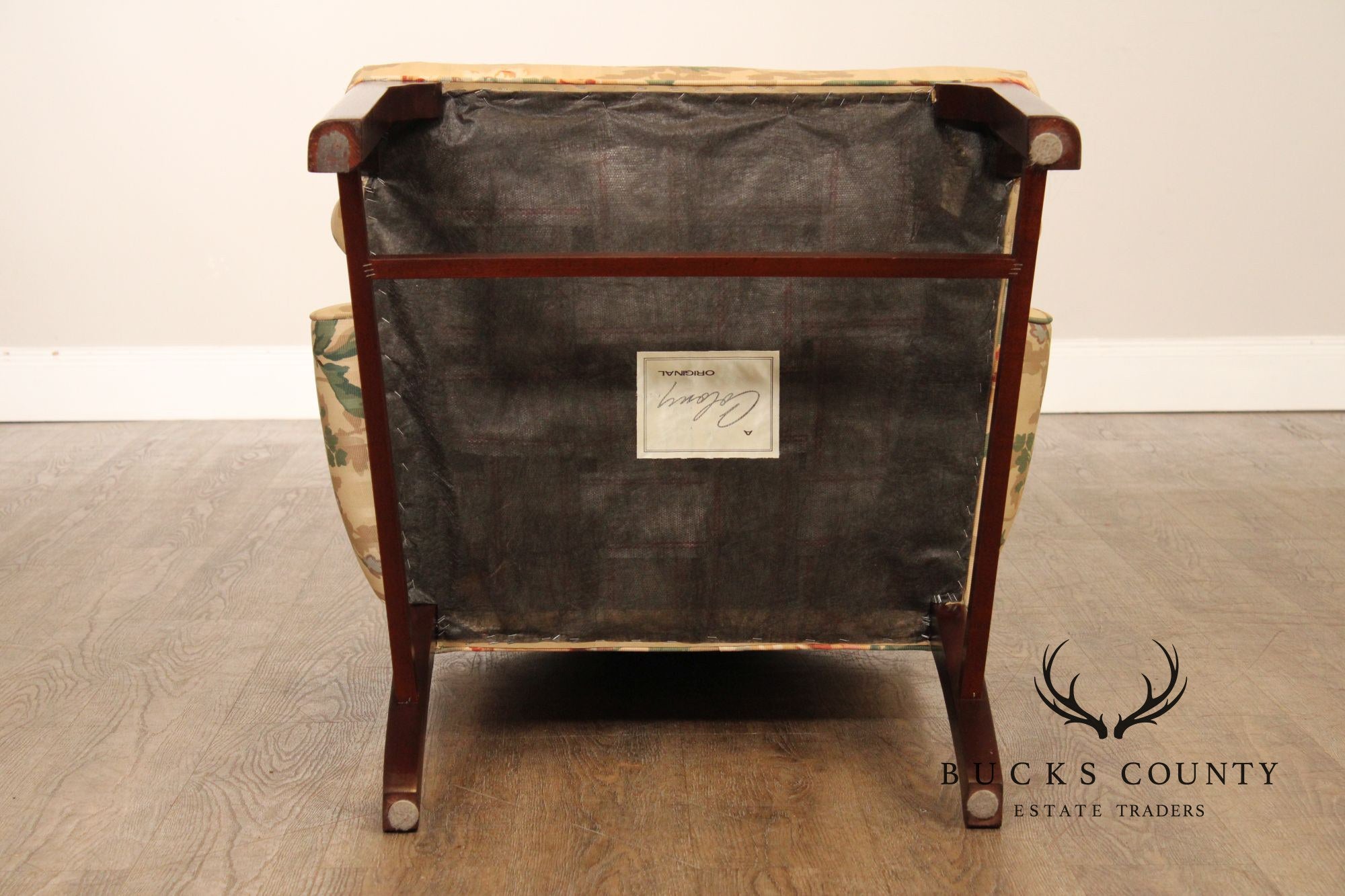 'A Colony Original' Georgian Style Mahogany Armchair