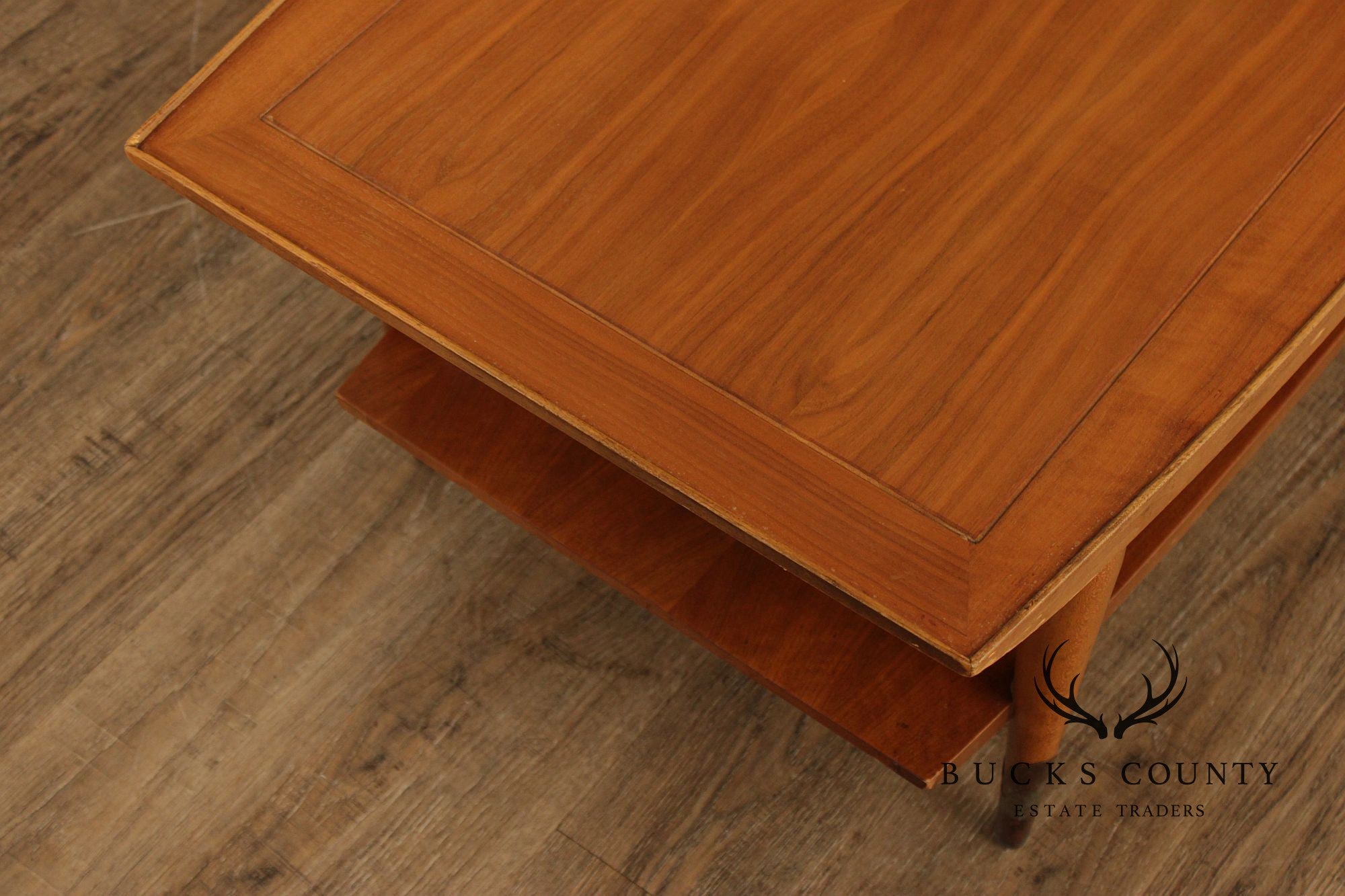 Lane Copenhagen Mid Century Modern Walnut Coffee Table