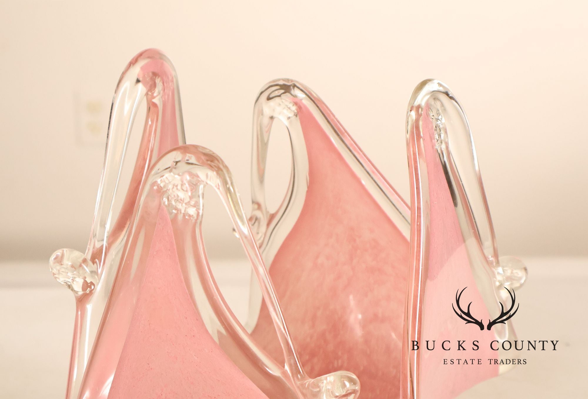 Murano Hand-Blown Decorative Vase