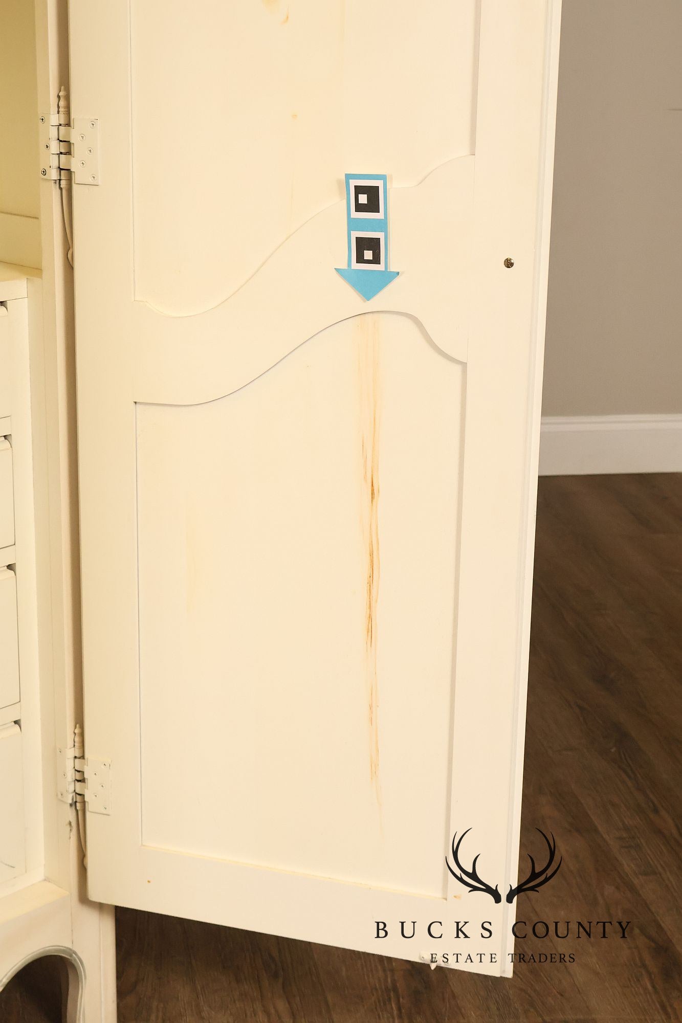 Ethan Allen Country French Painted Armoire Cabinet