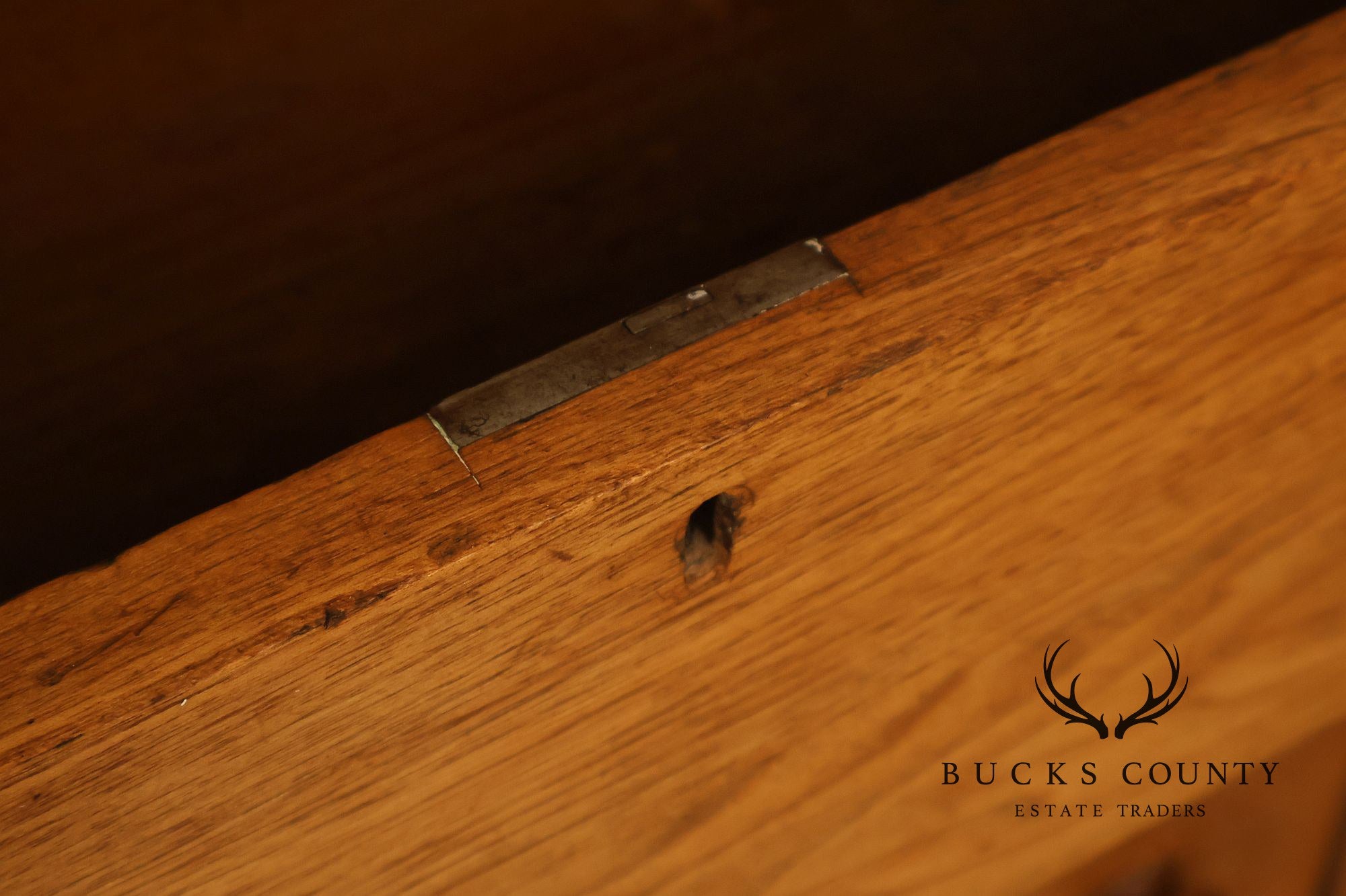 Antique Primitive Country Pine Three-Drawer Chest