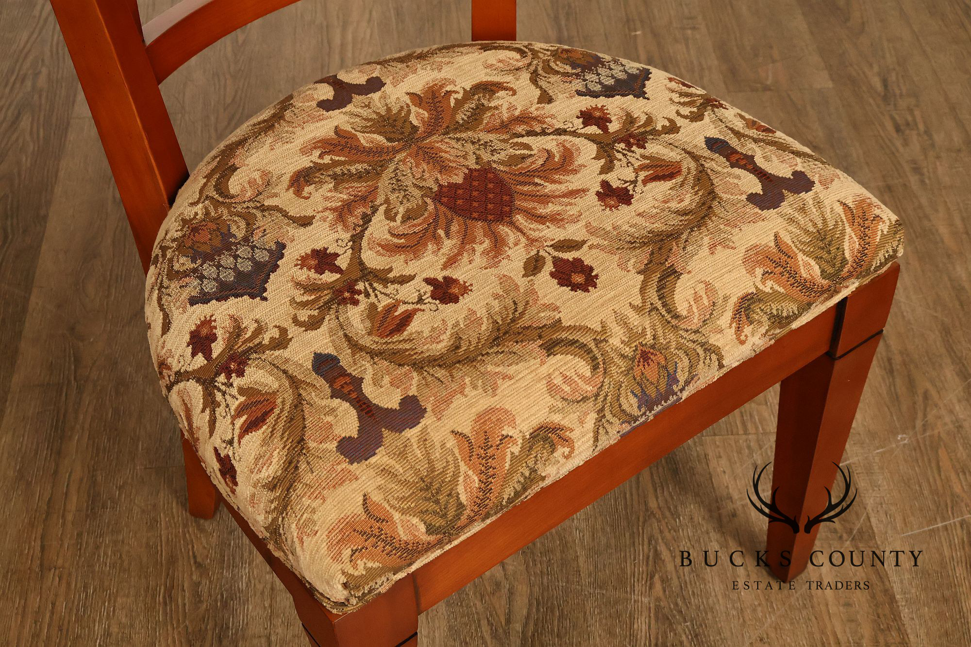 Harden Furniture Set Of Six Cherry Dining Chairs-European Interpretations Line