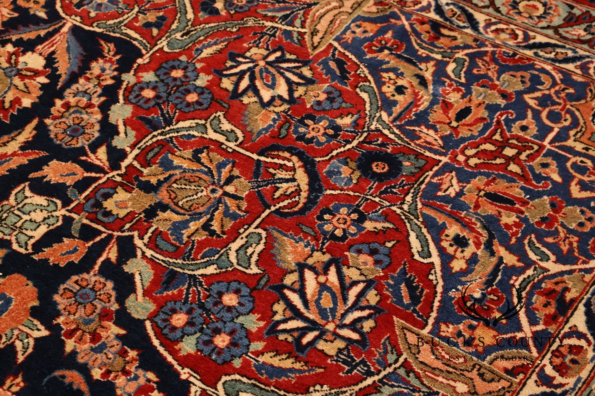 Large Hand Tied Traditional Persian Style Area Rug