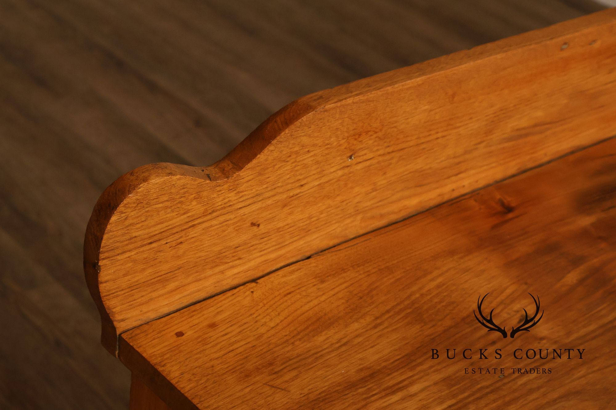 Antique Primitive Country Pine Three-Drawer Chest