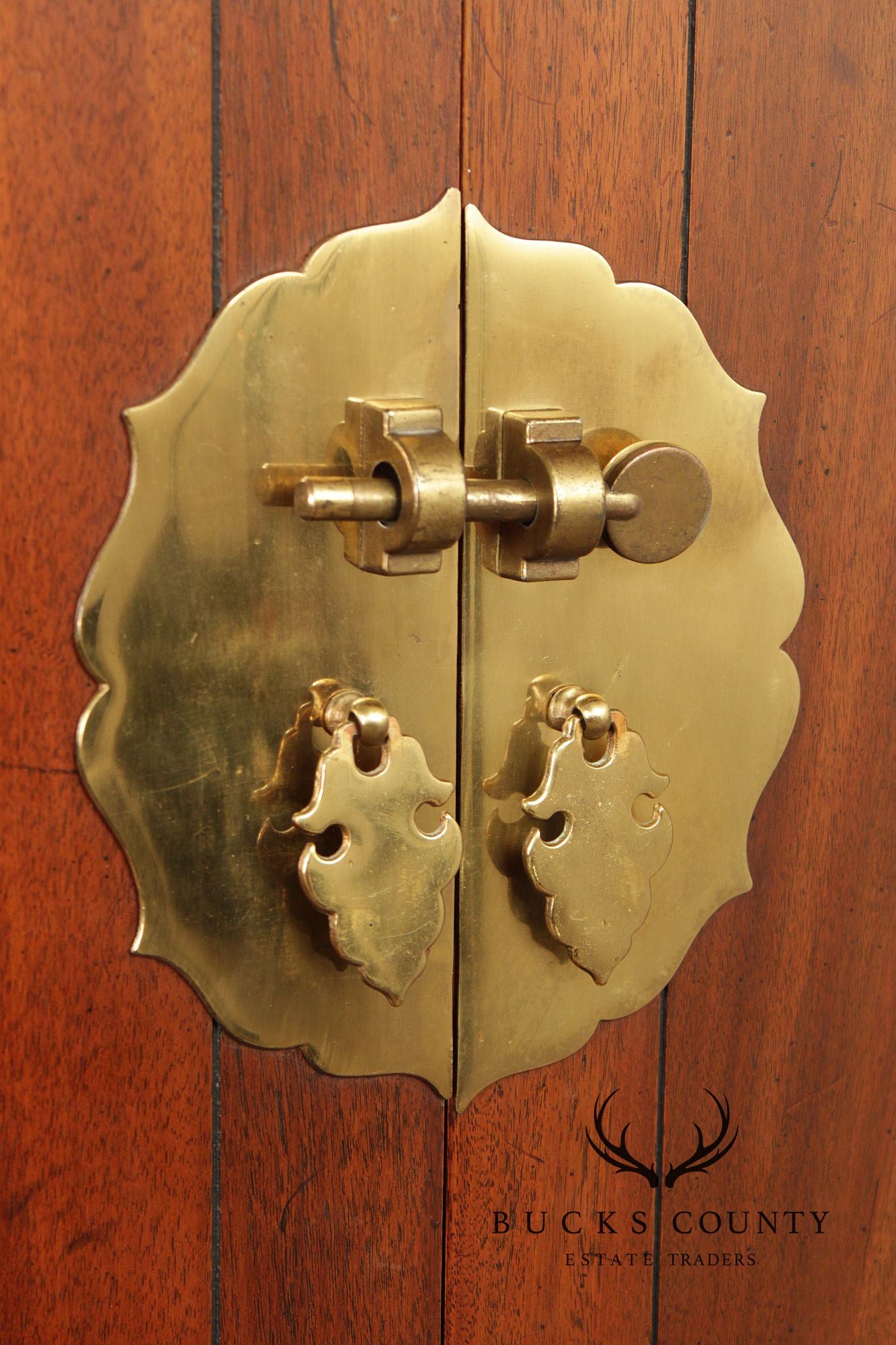 Henredon Asian Style Mahogany Armoire