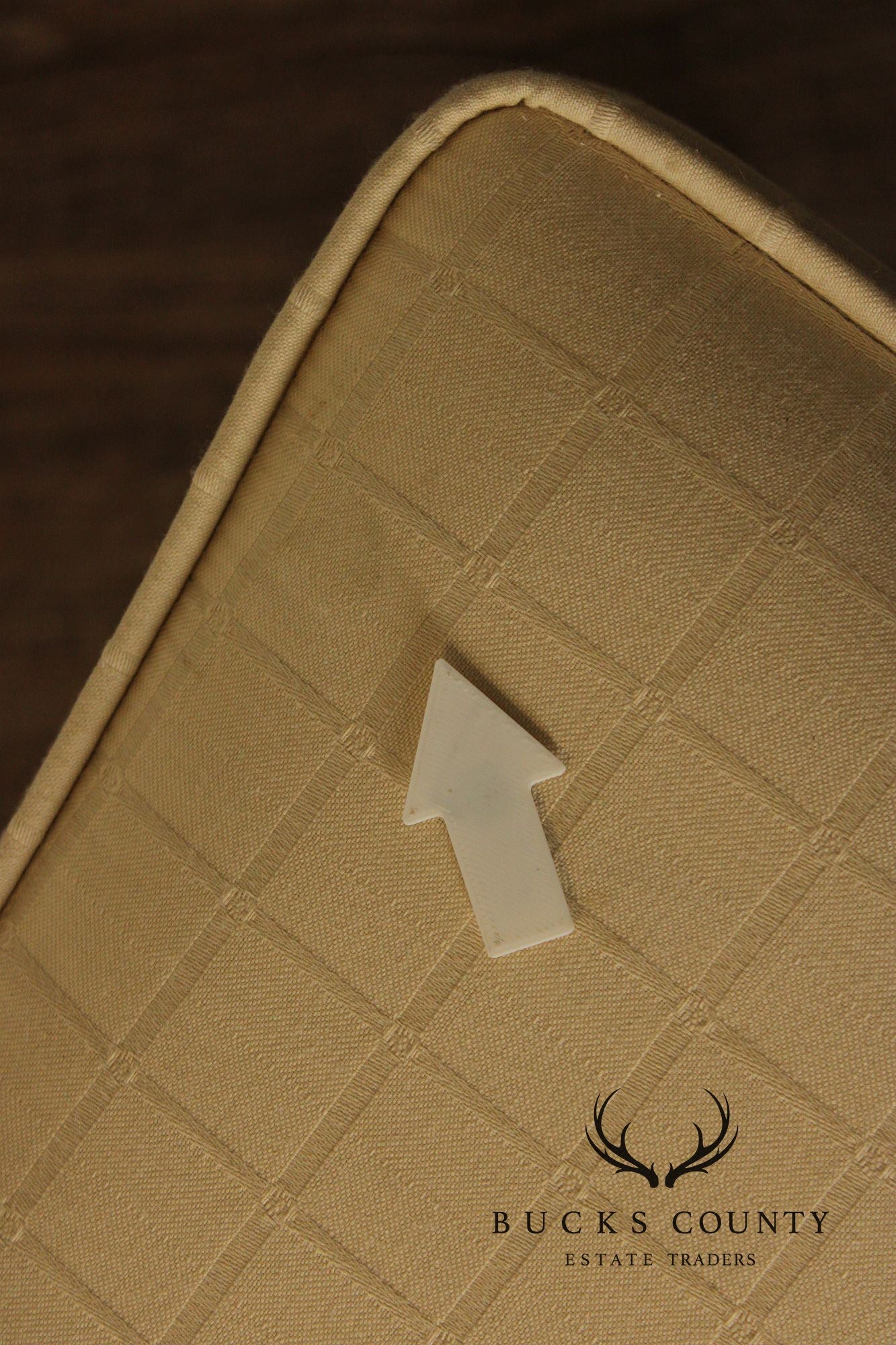 Mid Century Asian Influenced Set of Six Mahogany Dining Chairs