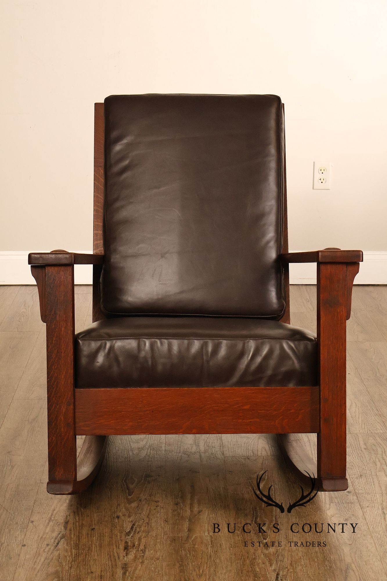 Limbert Antique Arts and Crafts Mission Oak Rocker