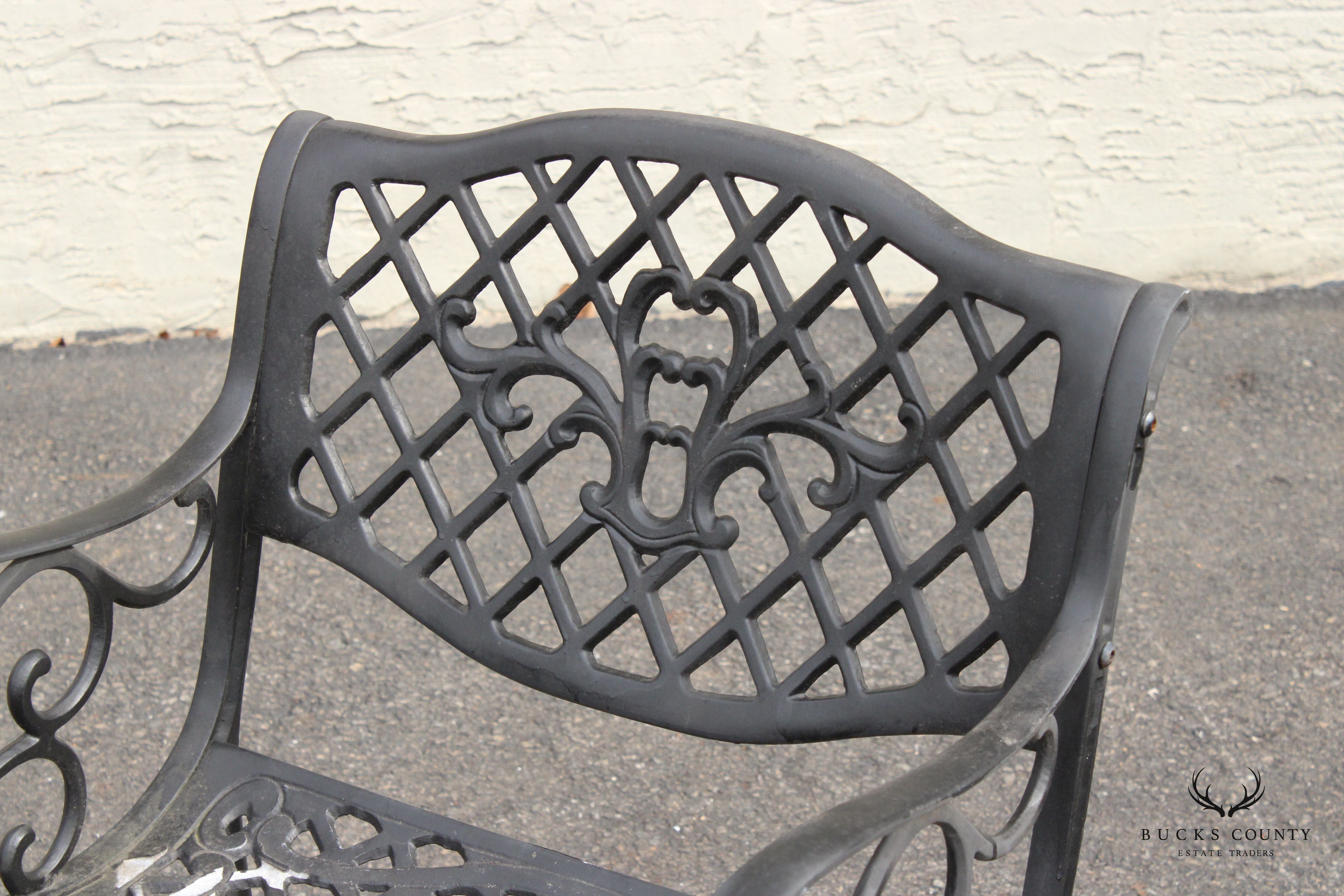 Three-Piece Cast Aluminum Outdoor Patio Seating Set