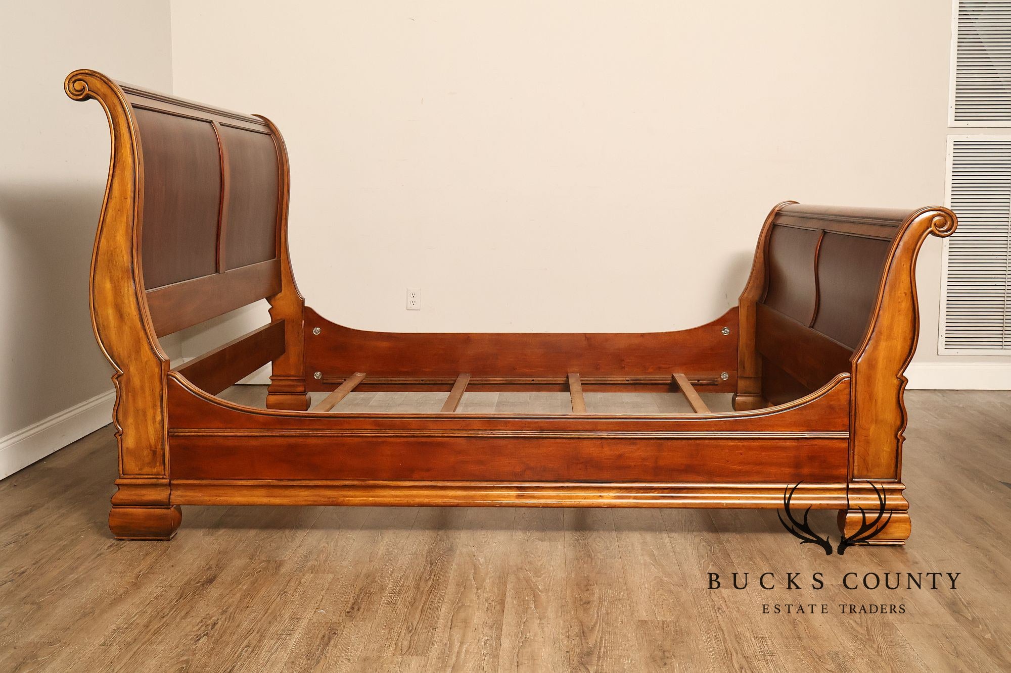Ethan Allen Tuscany Collection King Size Sleigh Bed