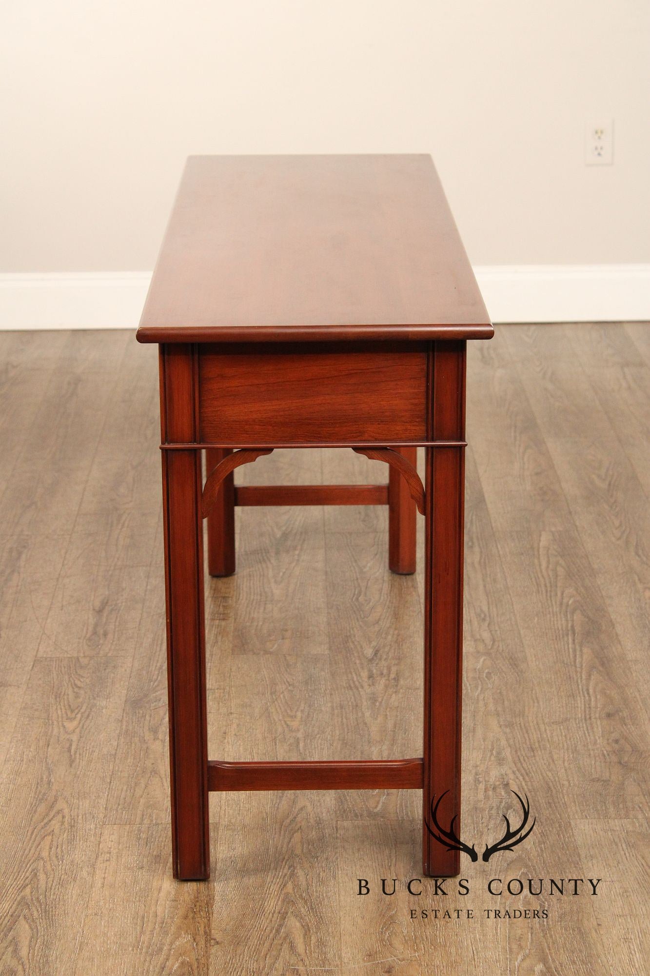 Henkel Harris Chippendale Style Cherry Console Table