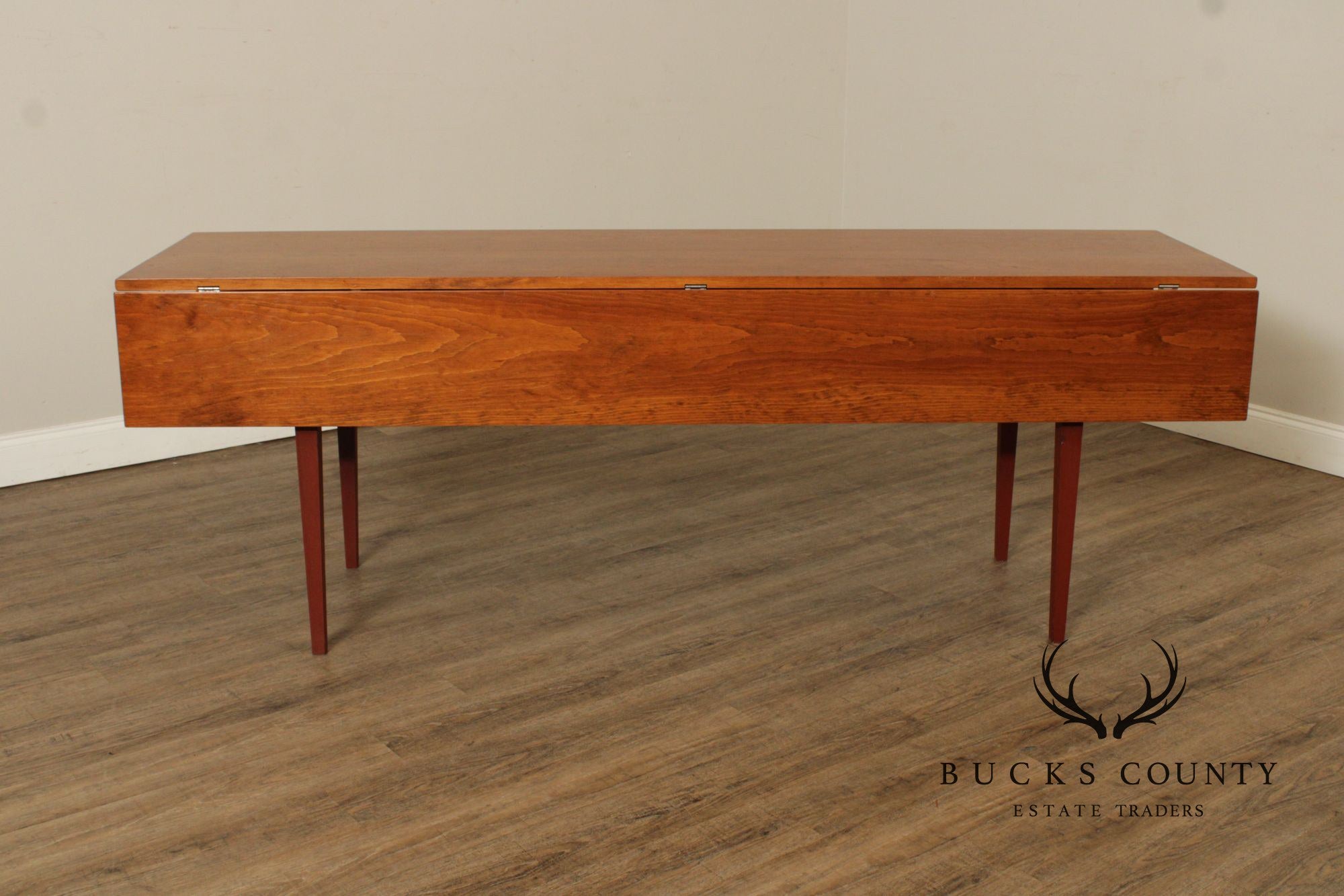 Wayne Kramer Bench Made Drop Leaf Harvest Dining Table