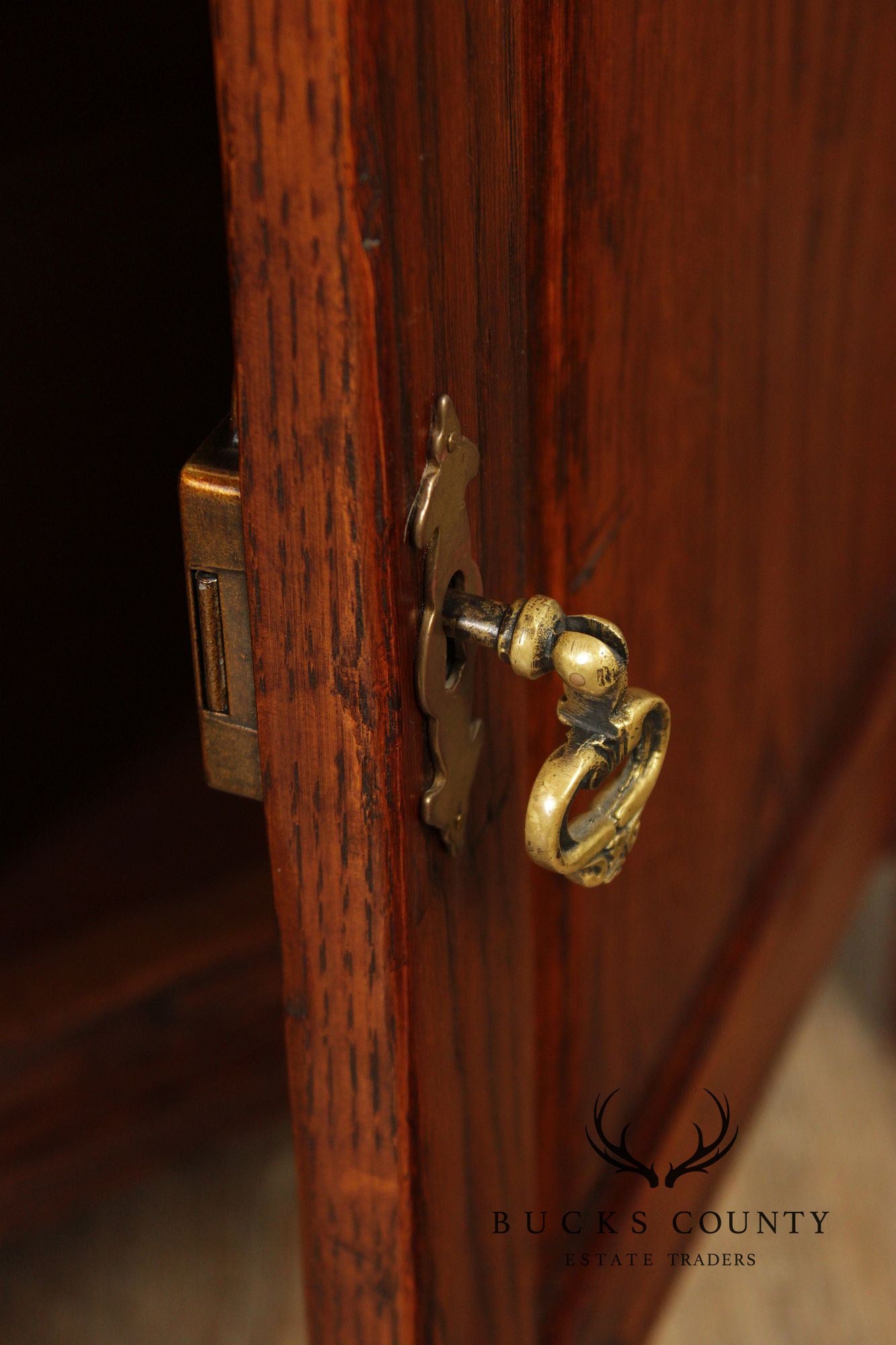 Bevan Funnell English Carved Oak Buffet Sideboard