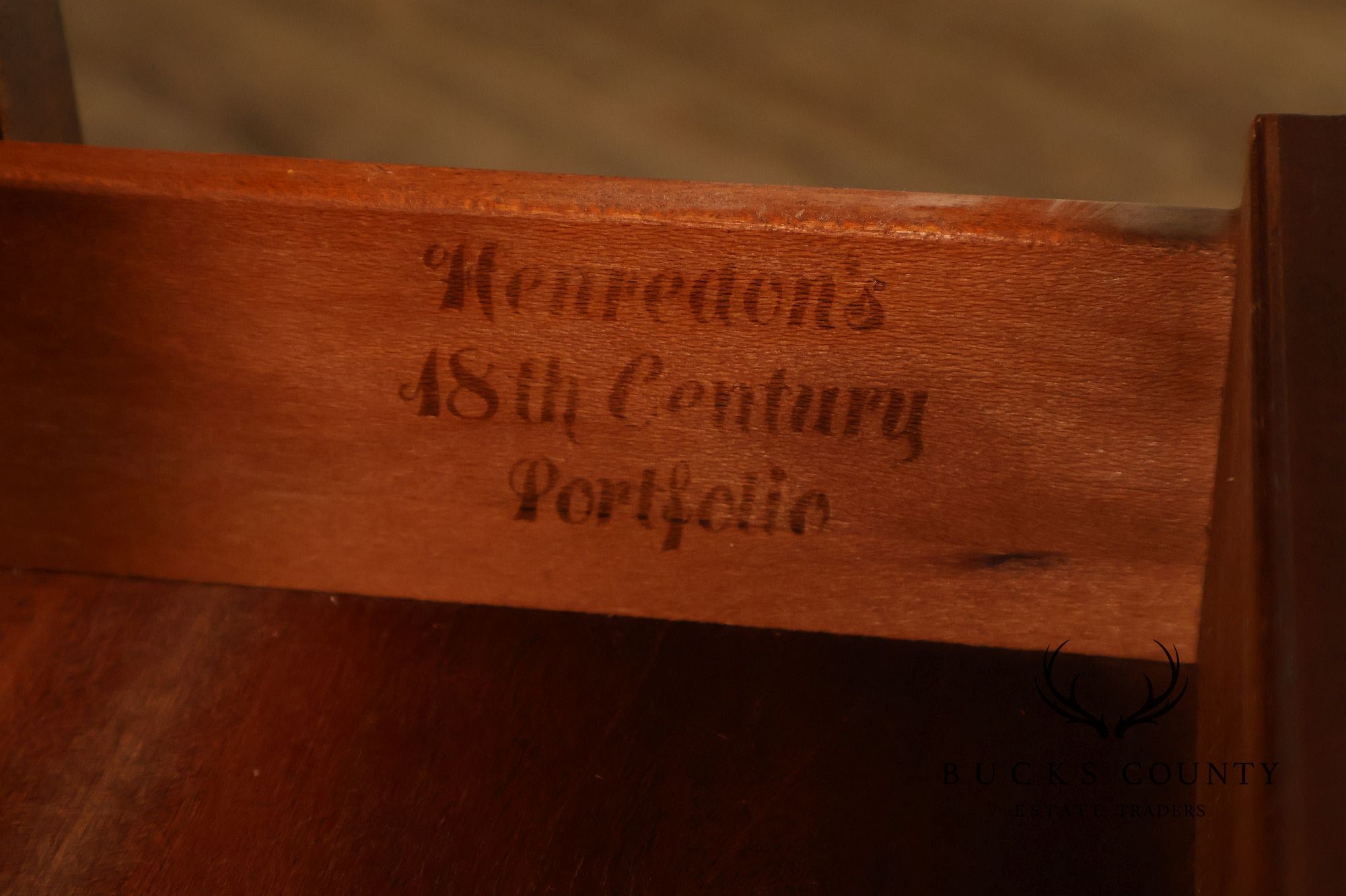 Henredon 18th Century Portfolio Georgian Style Walnut Server