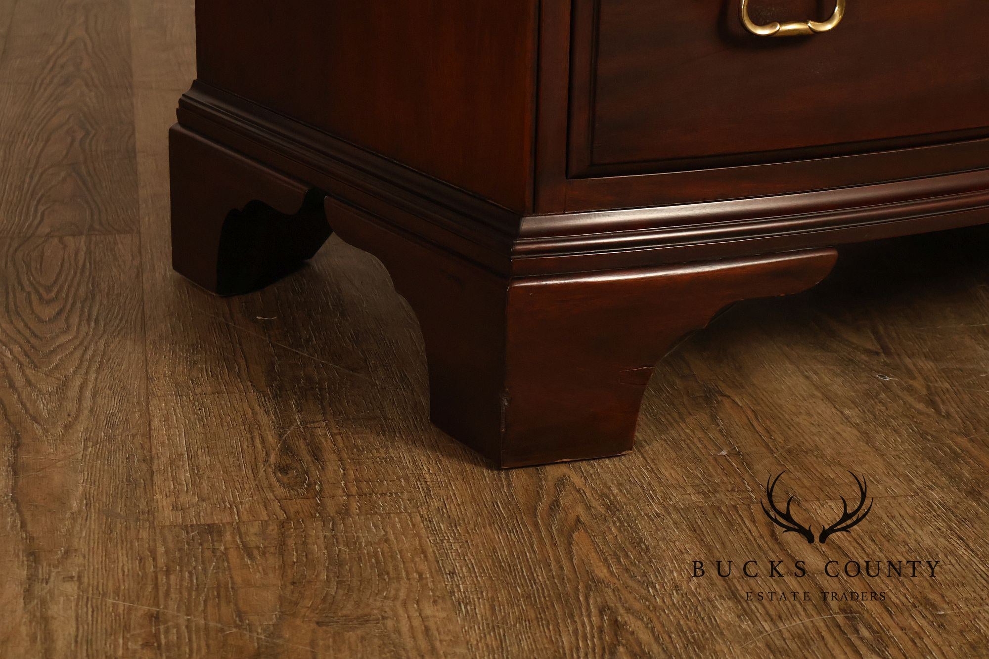Henkel Harris Mahogany Bowfront Tall Chest