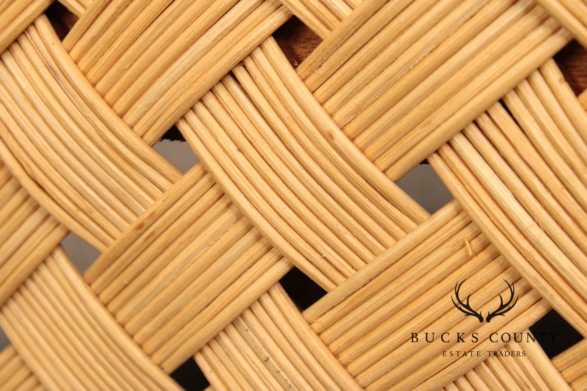 Quality Vintage Wicker Lounge Armchair
