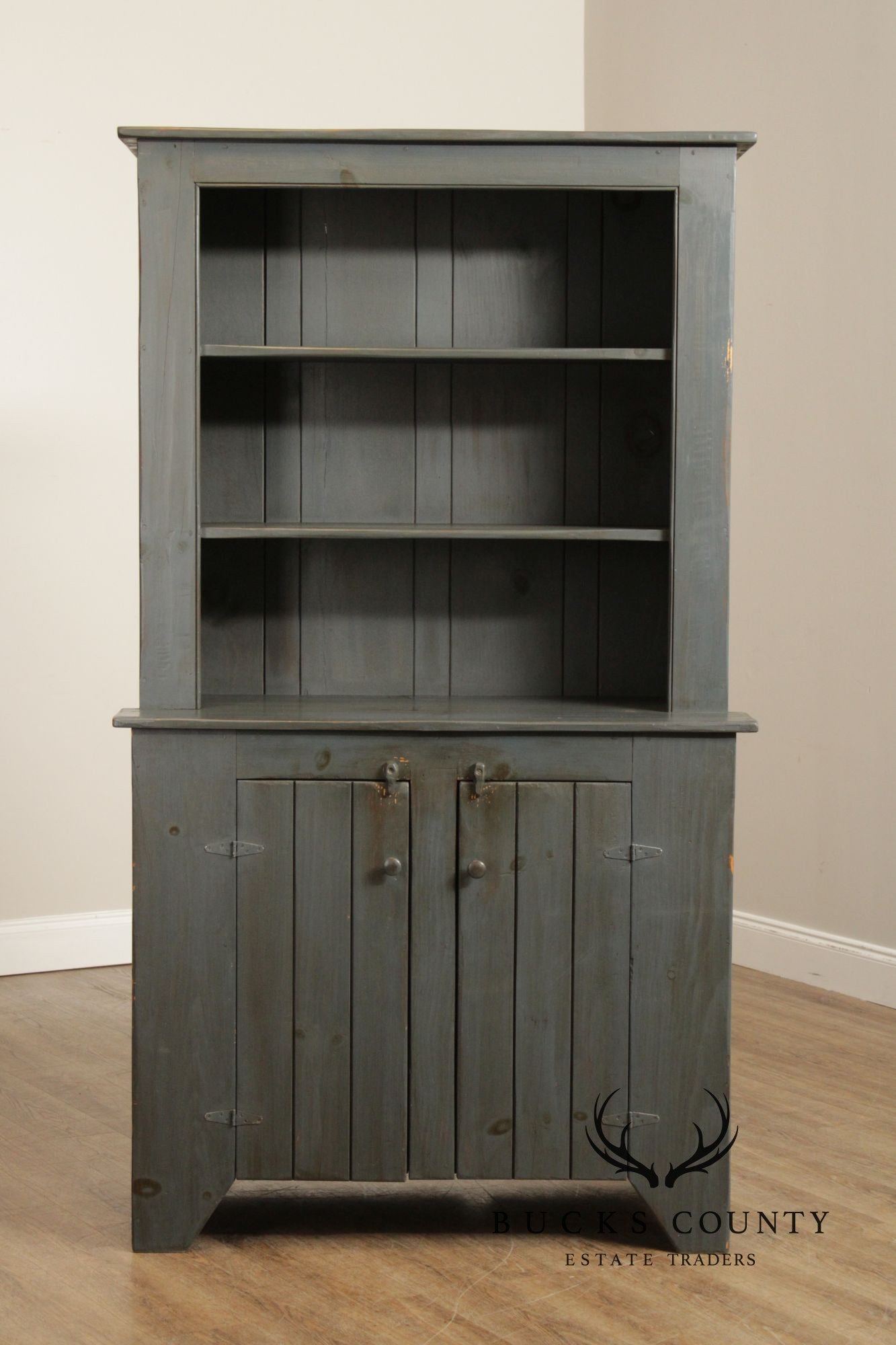 Benchmade Farmhouse Style Painted Hutch