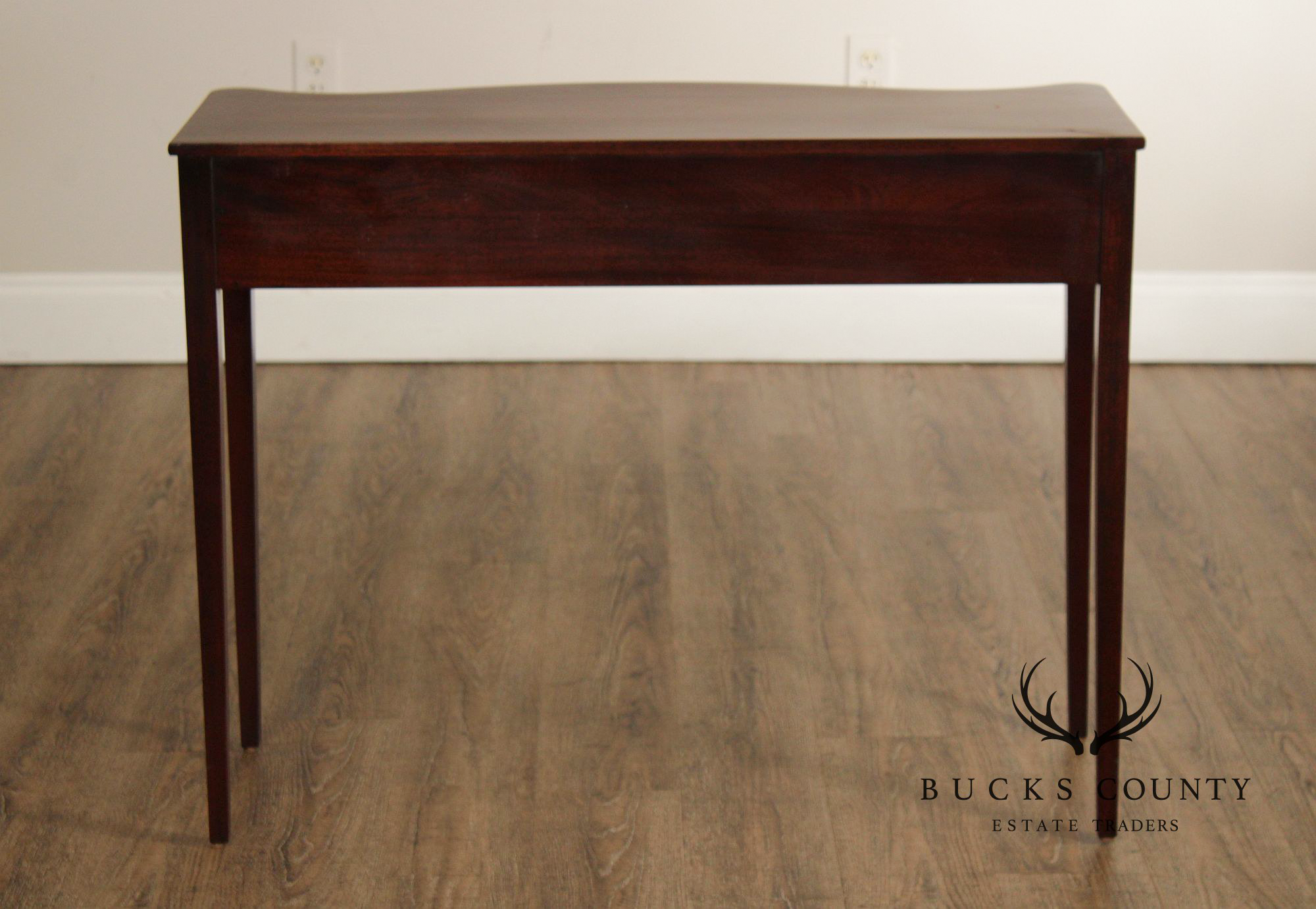 Federal Style Inlaid Mahogany Narrow Console Table