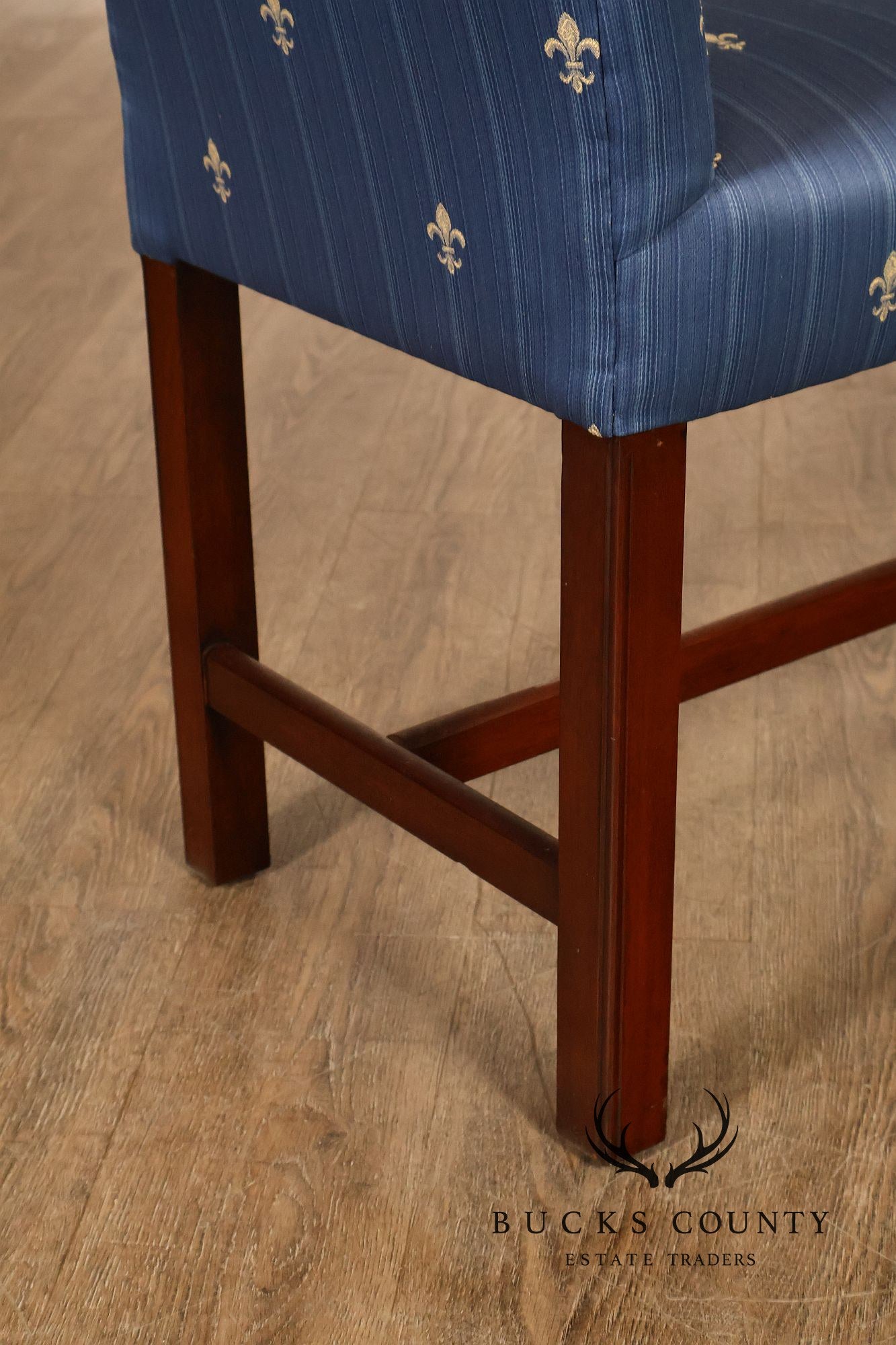 Chippendale Style Mahogany Window Bench