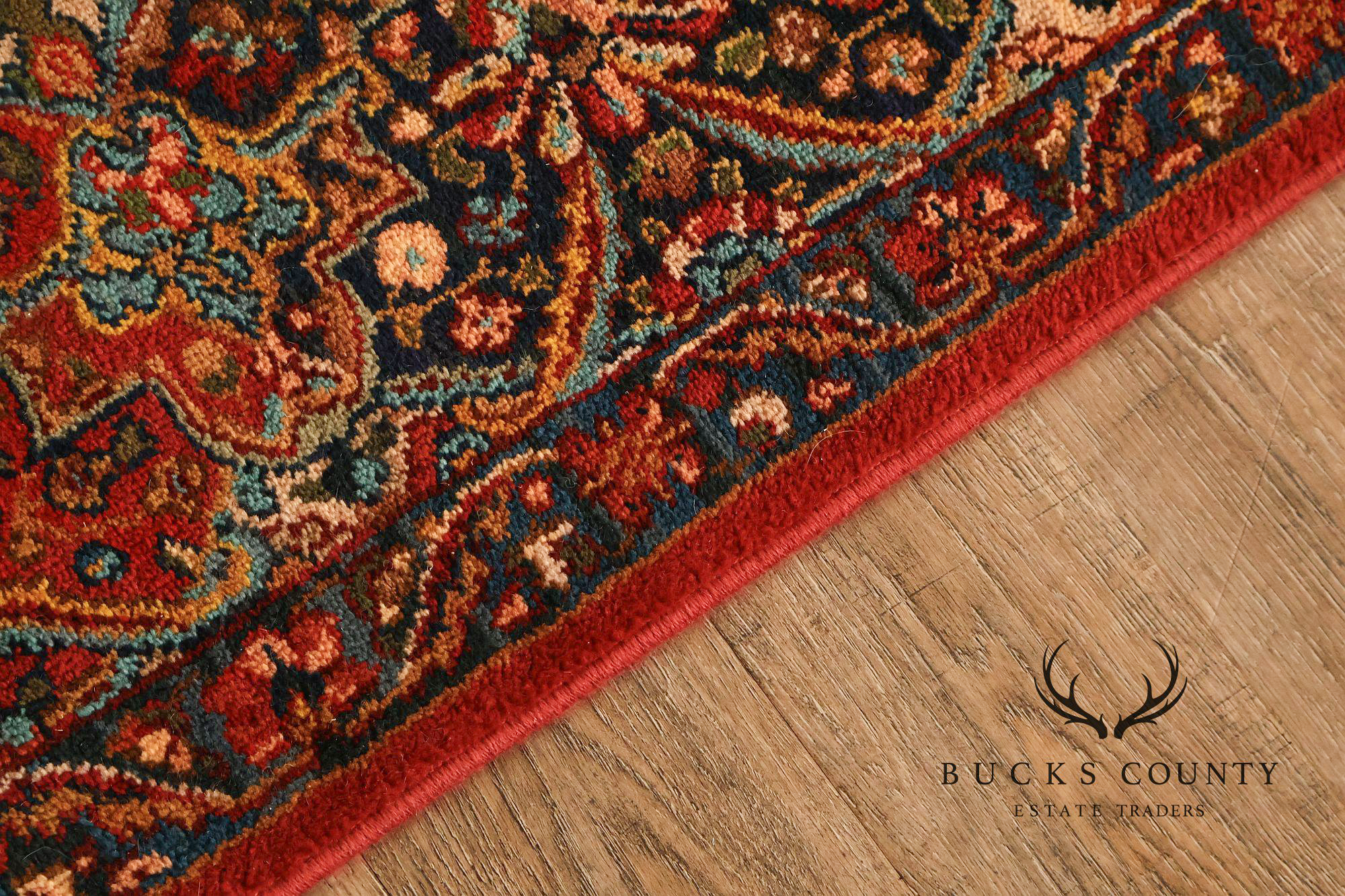 Karastan 8’ 8” X 12’ Multicolor Panel Kirman Wool Area Rug