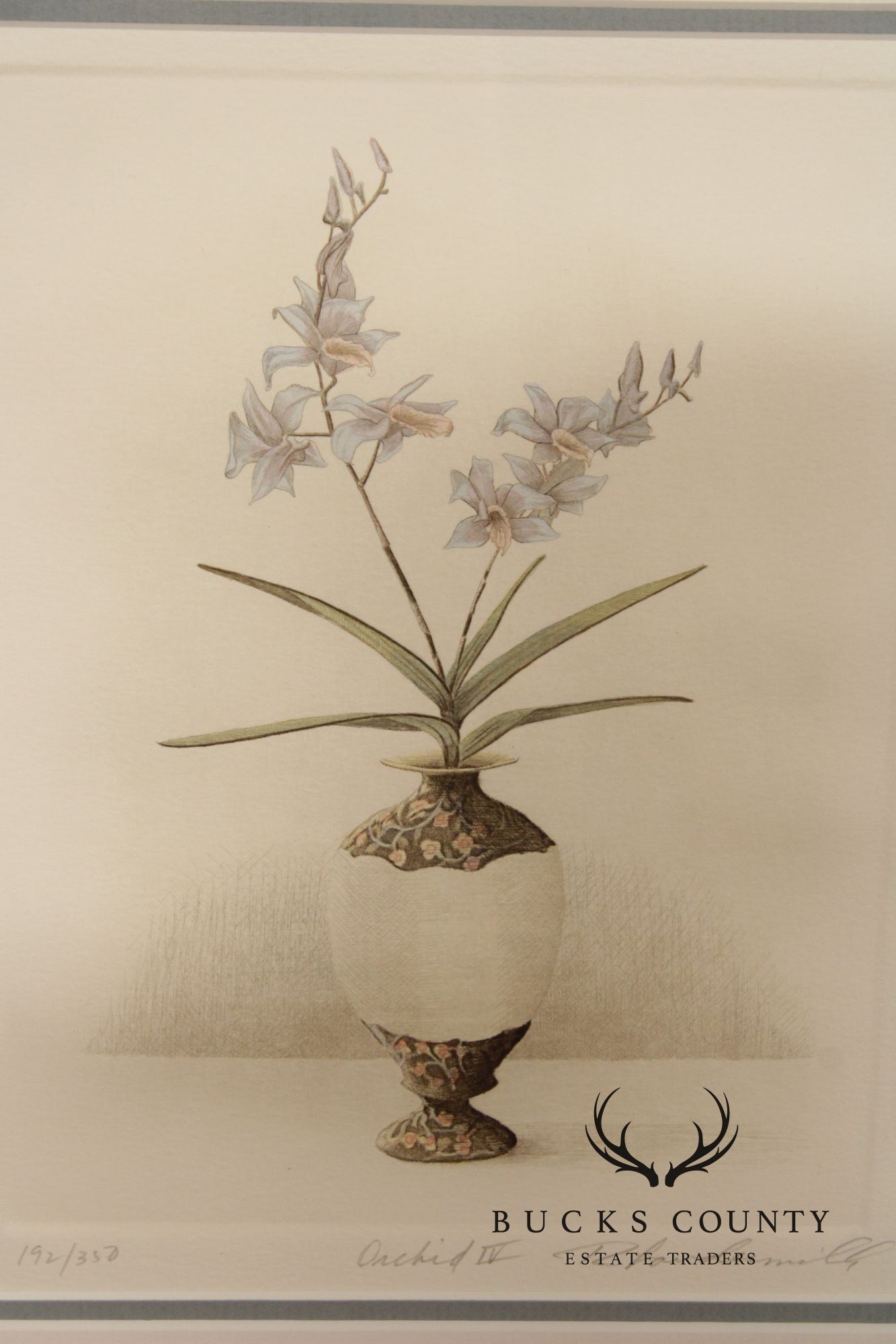 Rick Loudermilk Pair of Signed Limited Edition Prints, 'Orchid III' & 'Orchid IV'