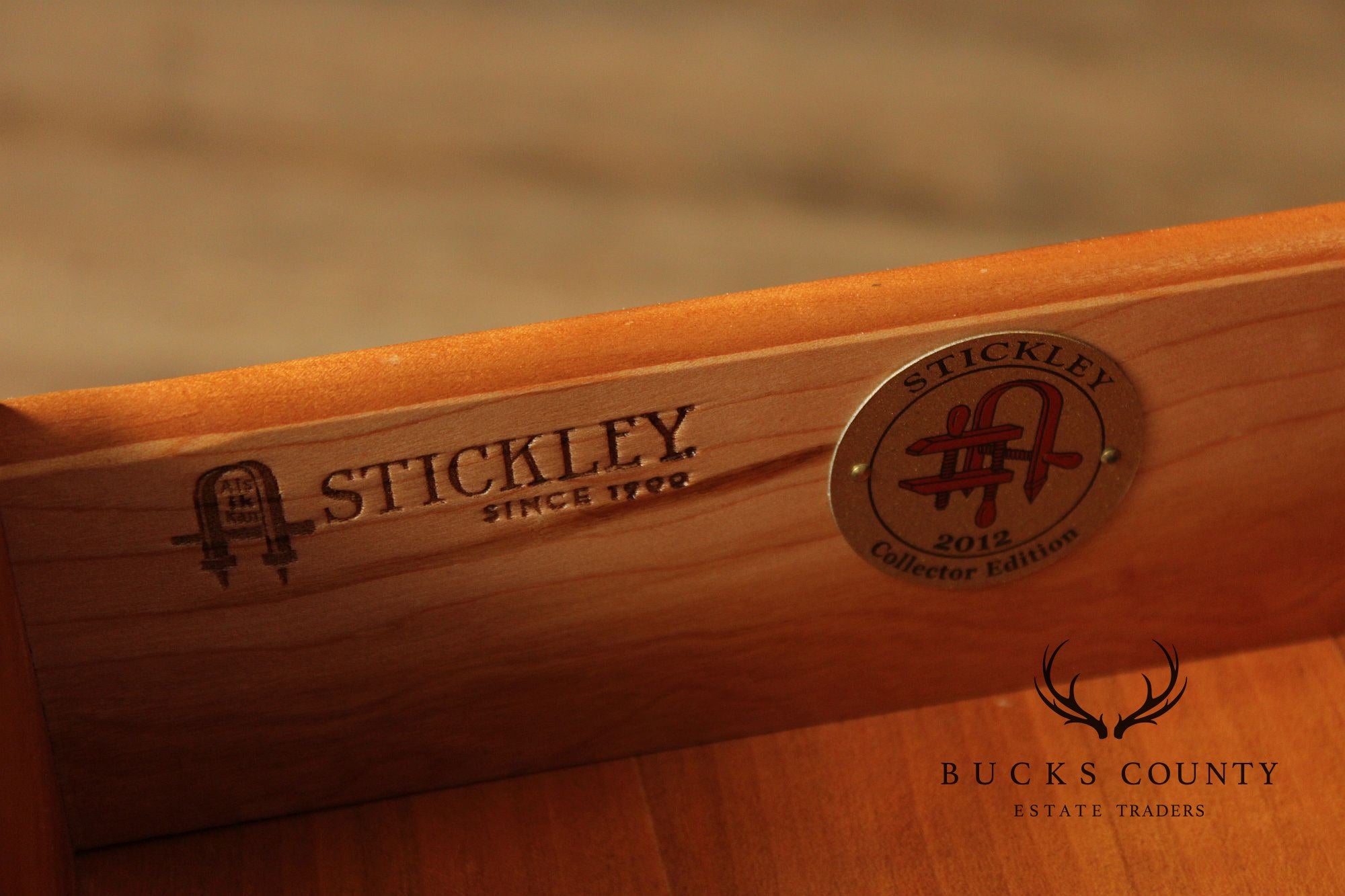 Stickley Collectors' Edition Inlaid Cherry Harvey Ellis Cabinet Nightstand