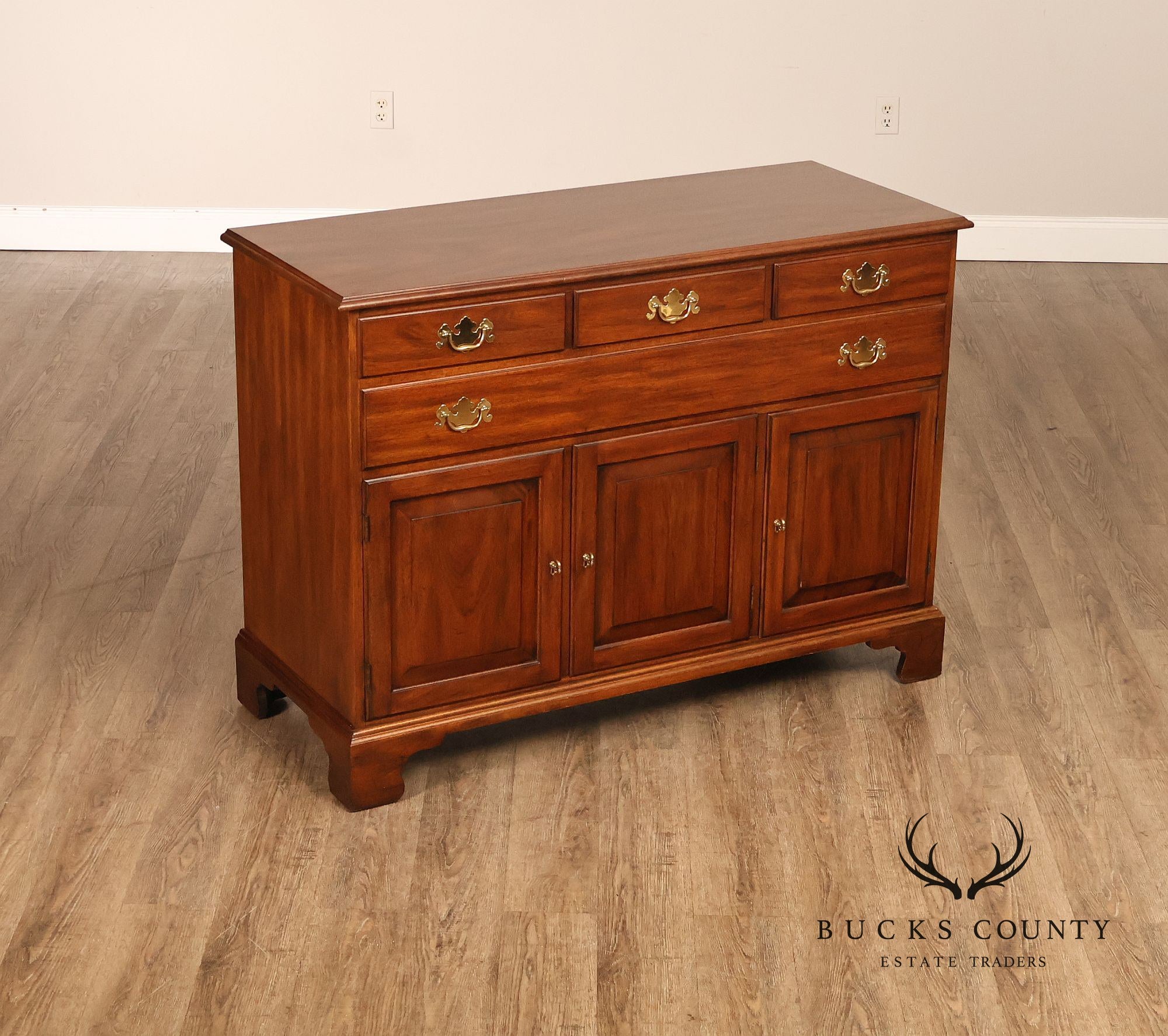 Henkel Harris Chippendale Style Mahogany Buffet Sideboard