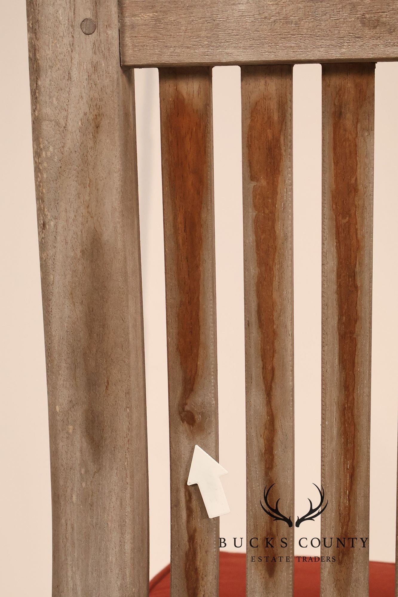 BenchSmith Set of Four 'Buckingham' Teak Outdoor Bar Stools