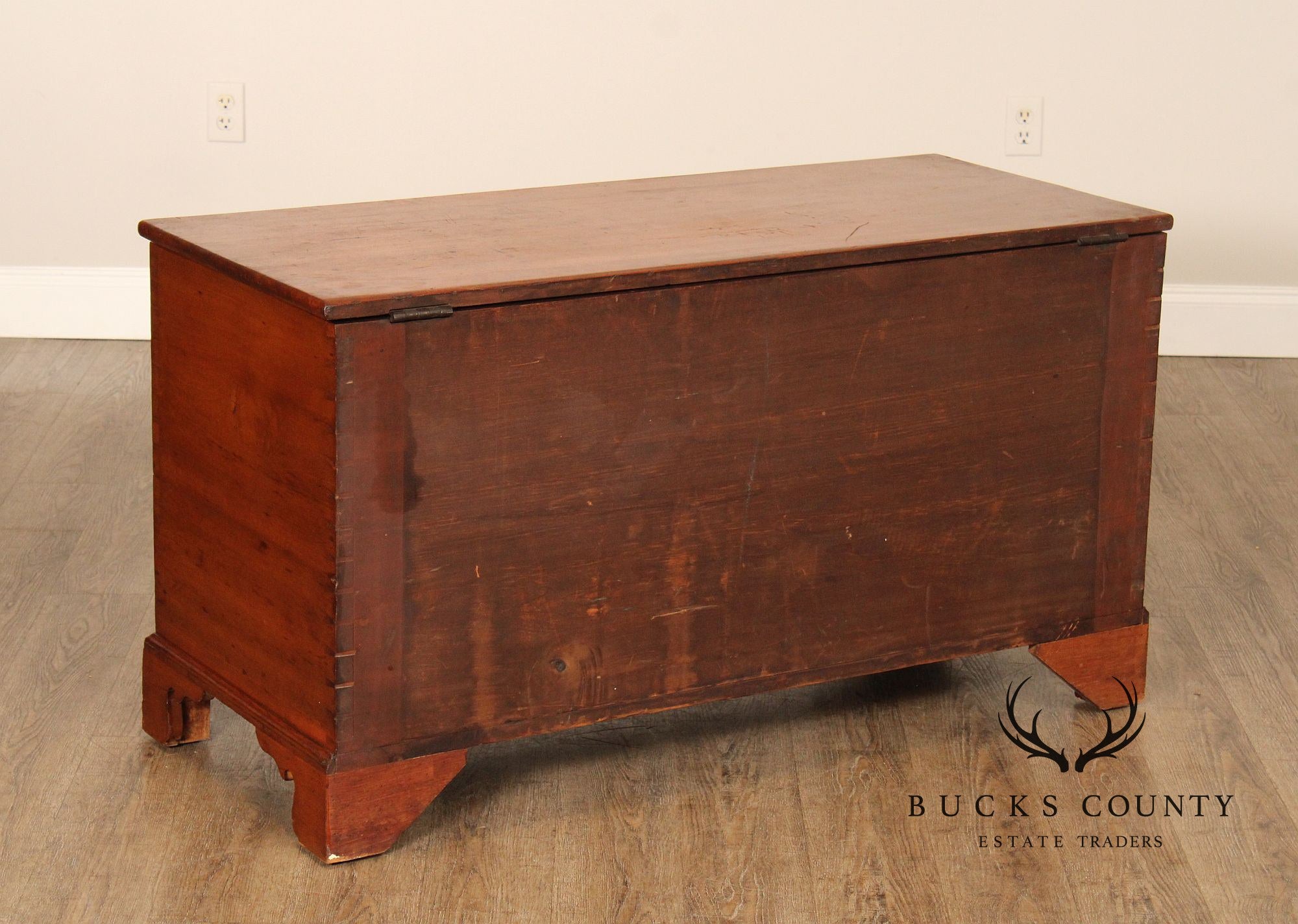 Antique Chippendale Style Blanket Chest