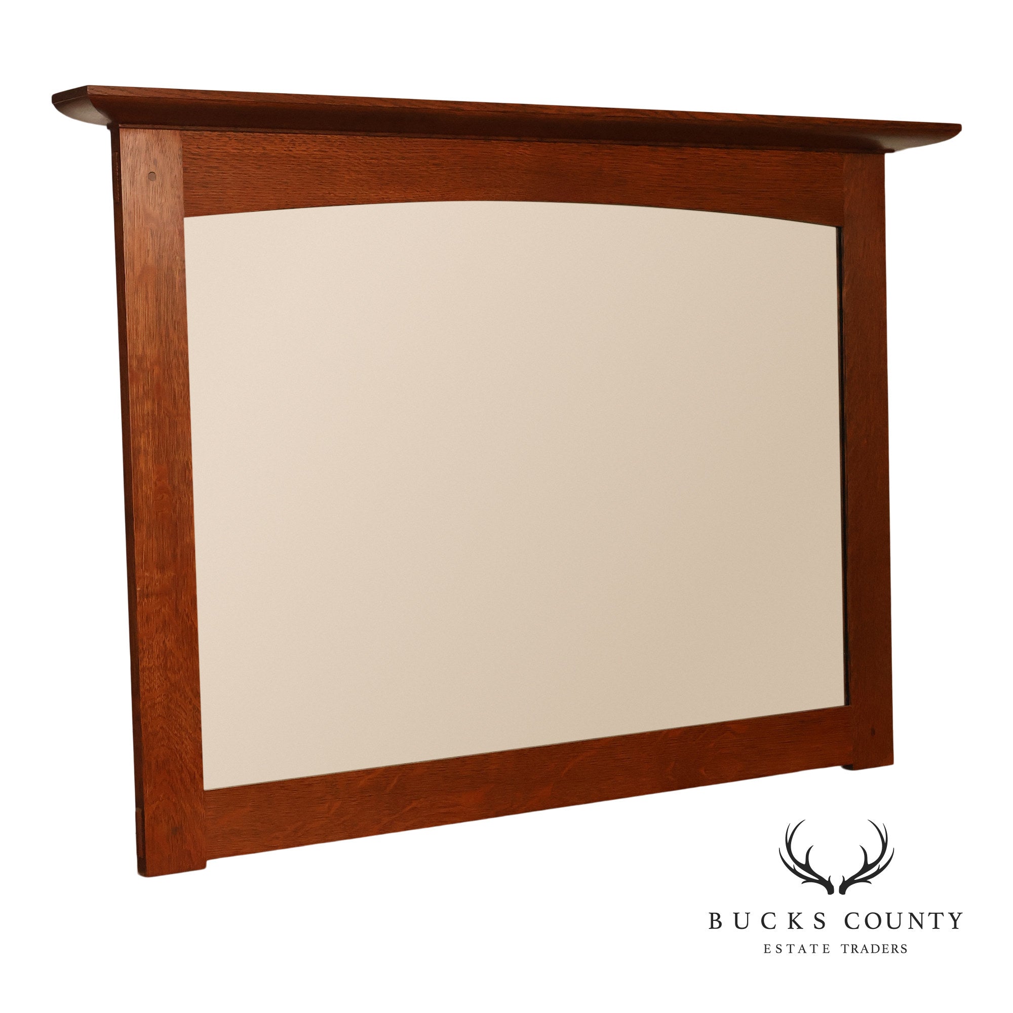 Stickley Mission Collection Oak Wall Mirror
