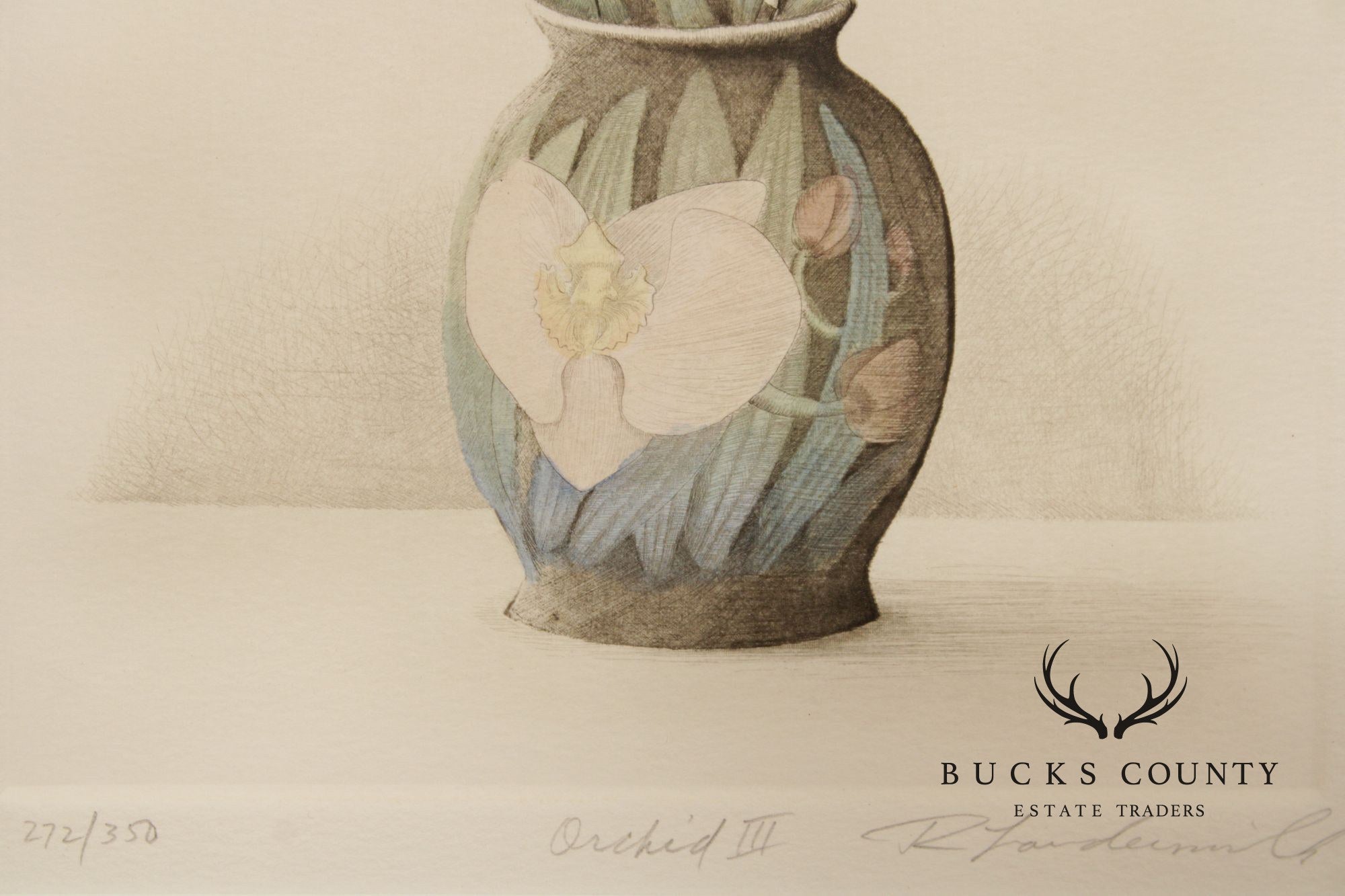 Rick Loudermilk Pair of Signed Limited Edition Prints, 'Orchid III' & 'Orchid IV'
