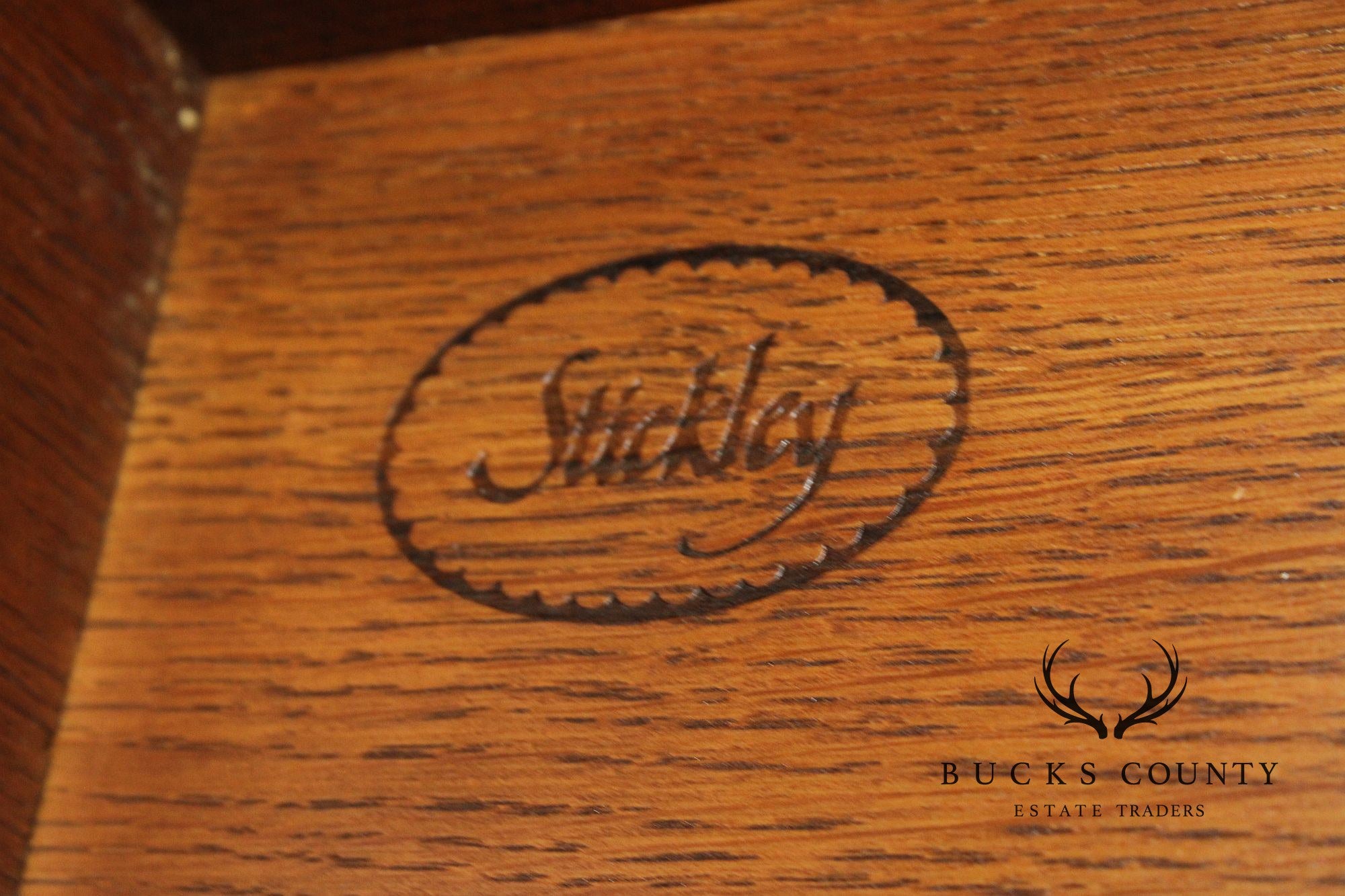 Stickley Mission Collection Oak Bookcase Hutch Top