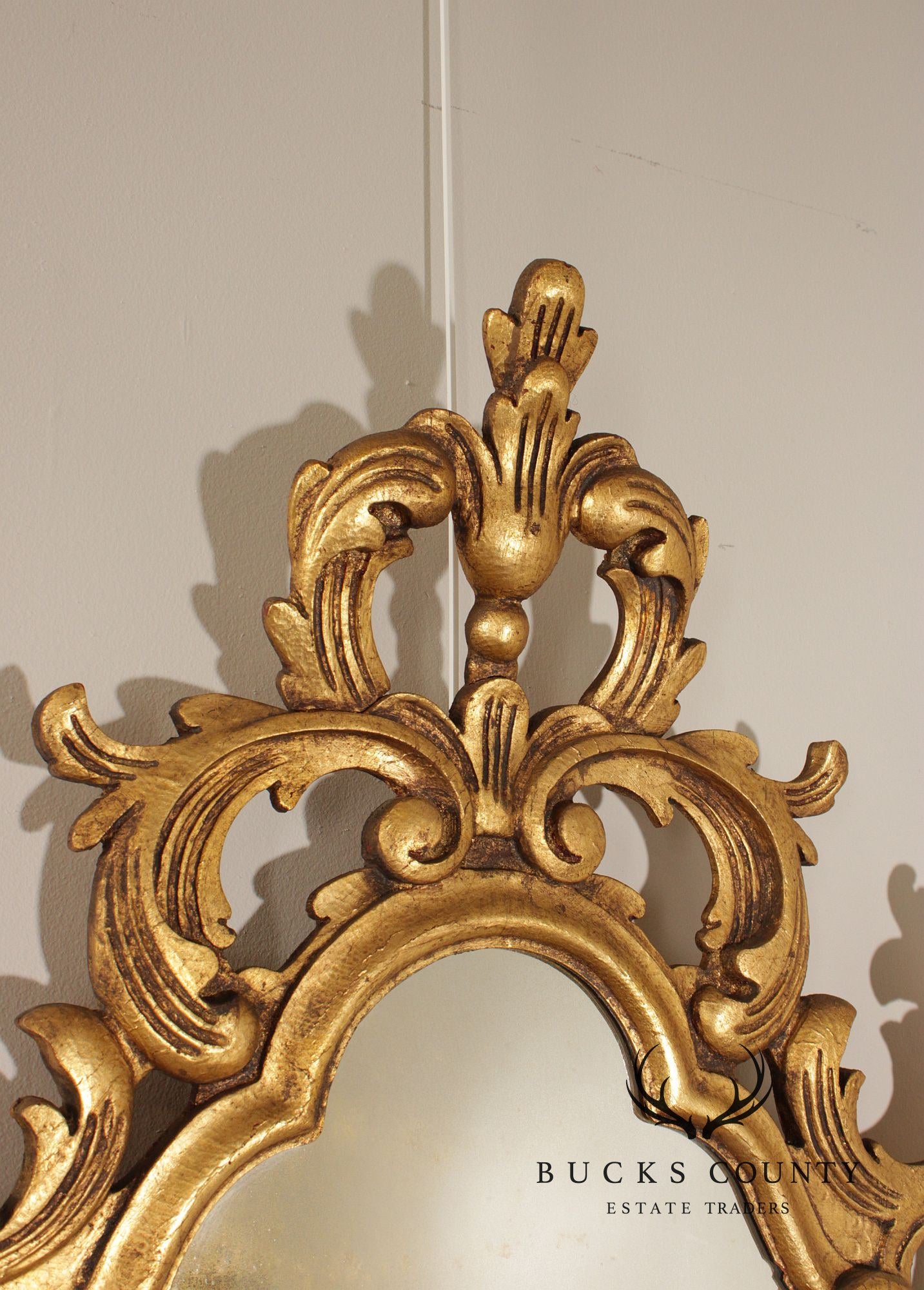 Francisco Hurtado Rococo Style Giltwood Wall Mirror