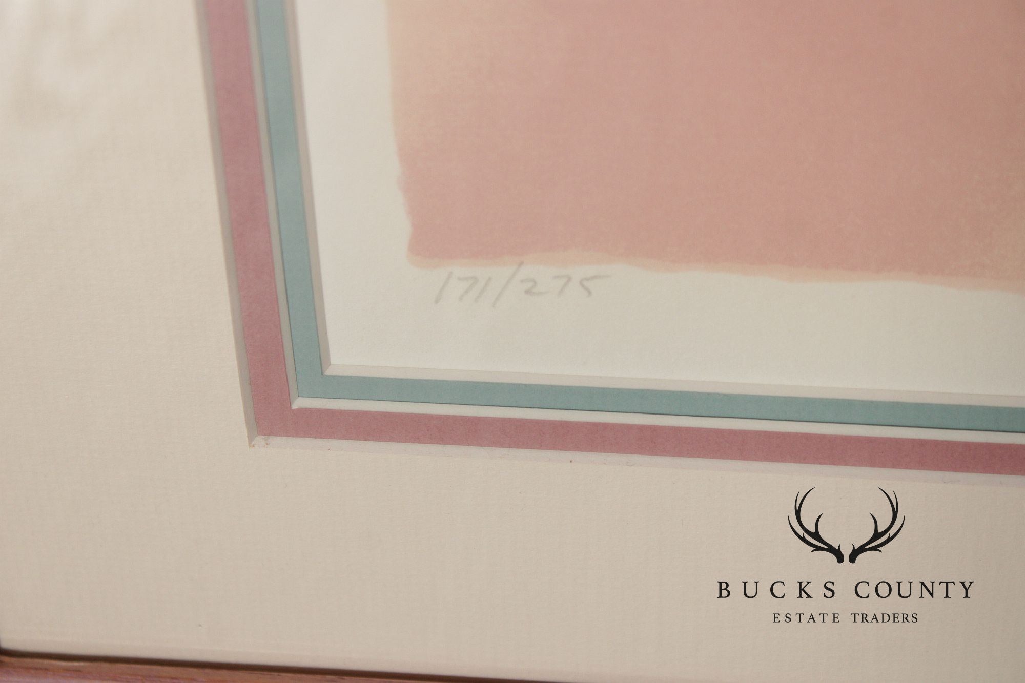 Jane Bazinet Framed Serigraph Print, 'Misty Road'