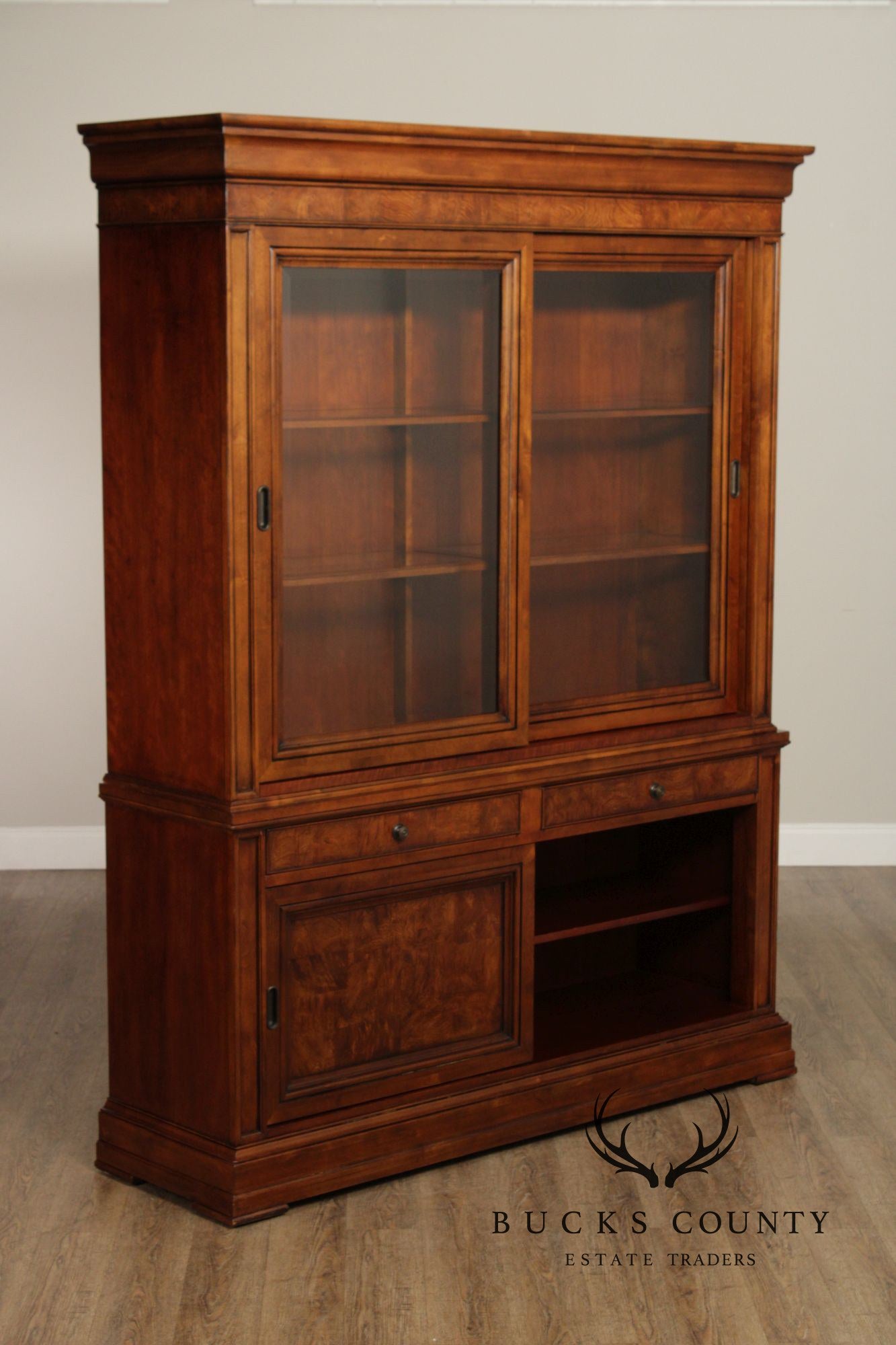 Ethan Allen 'Townhouse' Burlwood Bookcase