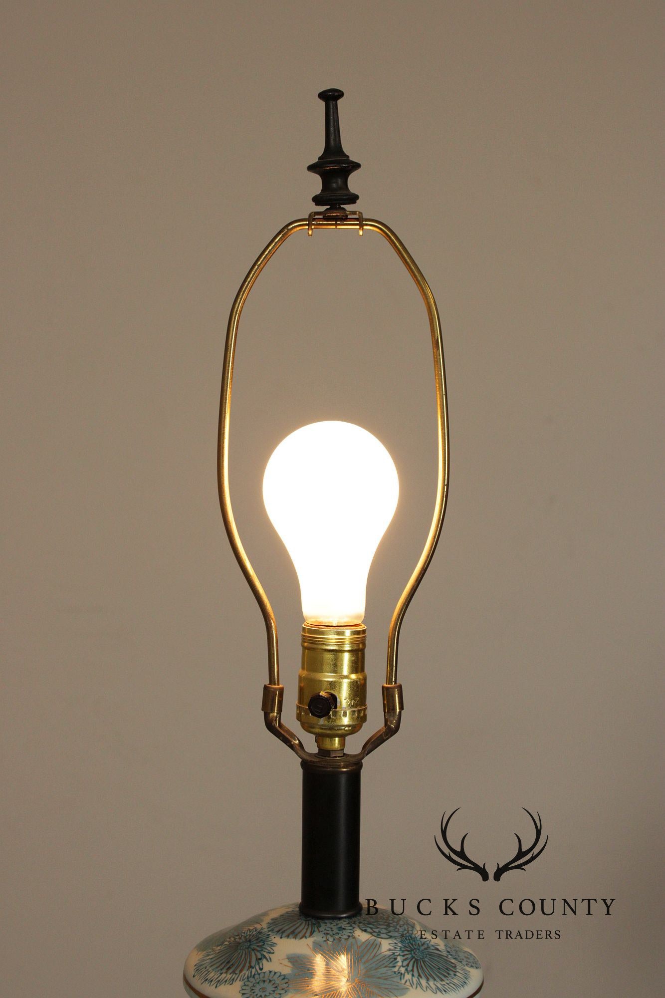 Marbro Lamp Company Asian Style Porcelain Table Lamp