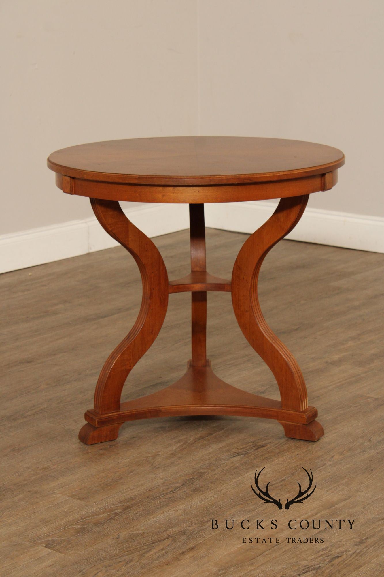 Ethan Allen 'Legacy' Collection Round Top Side Table