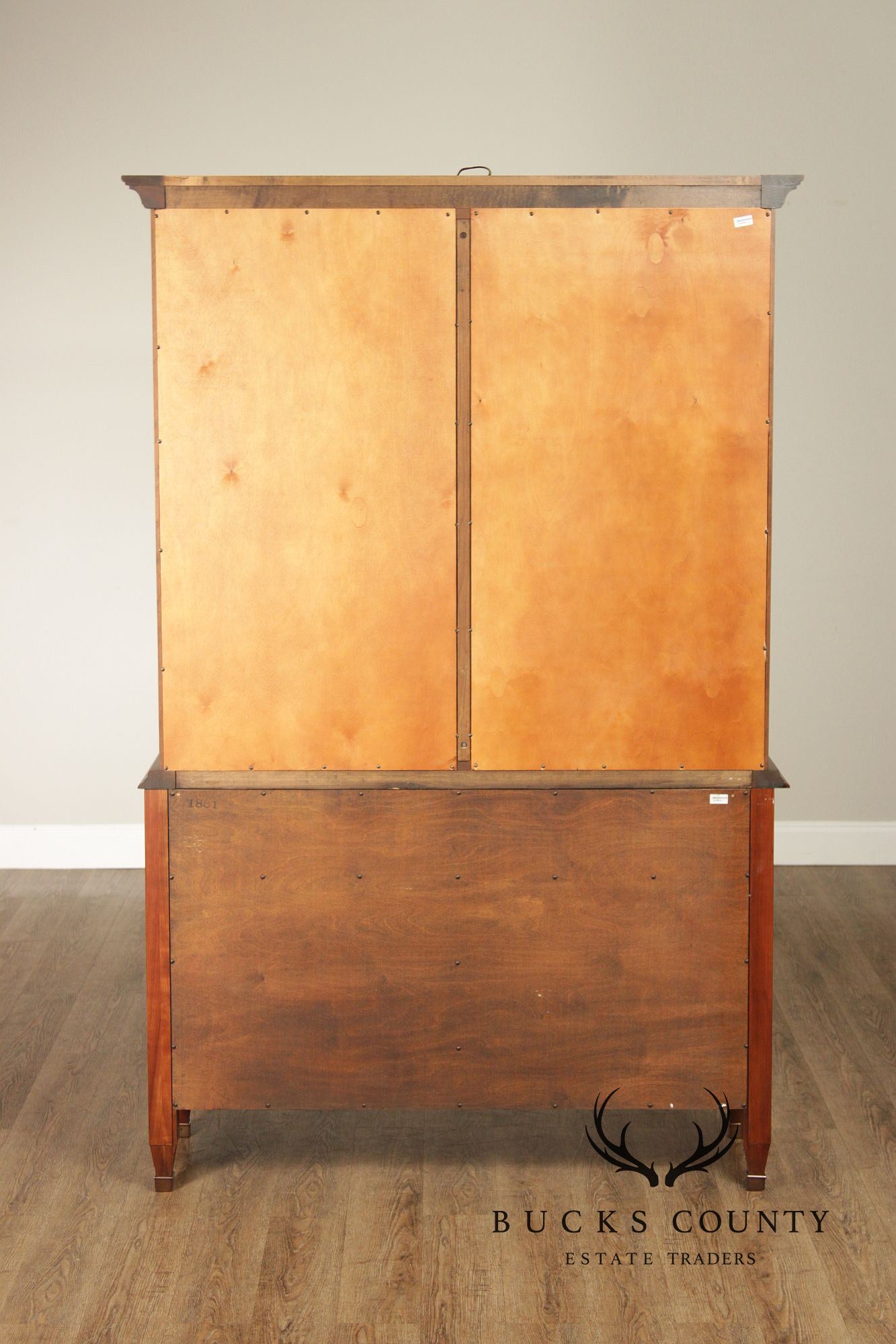 Harden Solid Cherry Lighted Display China Cabinet